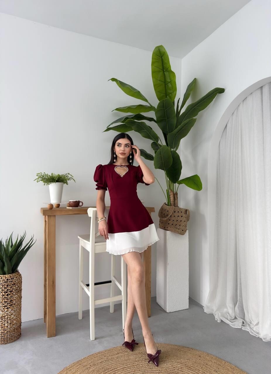 Picture of Safe Kalp Detaylı Elbise