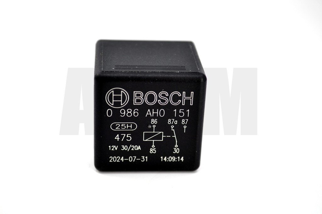 Picture of 12V 30/20A Çift Platin Mini Röle 5 Fişli Bosch 0986AH0151 Sapsız