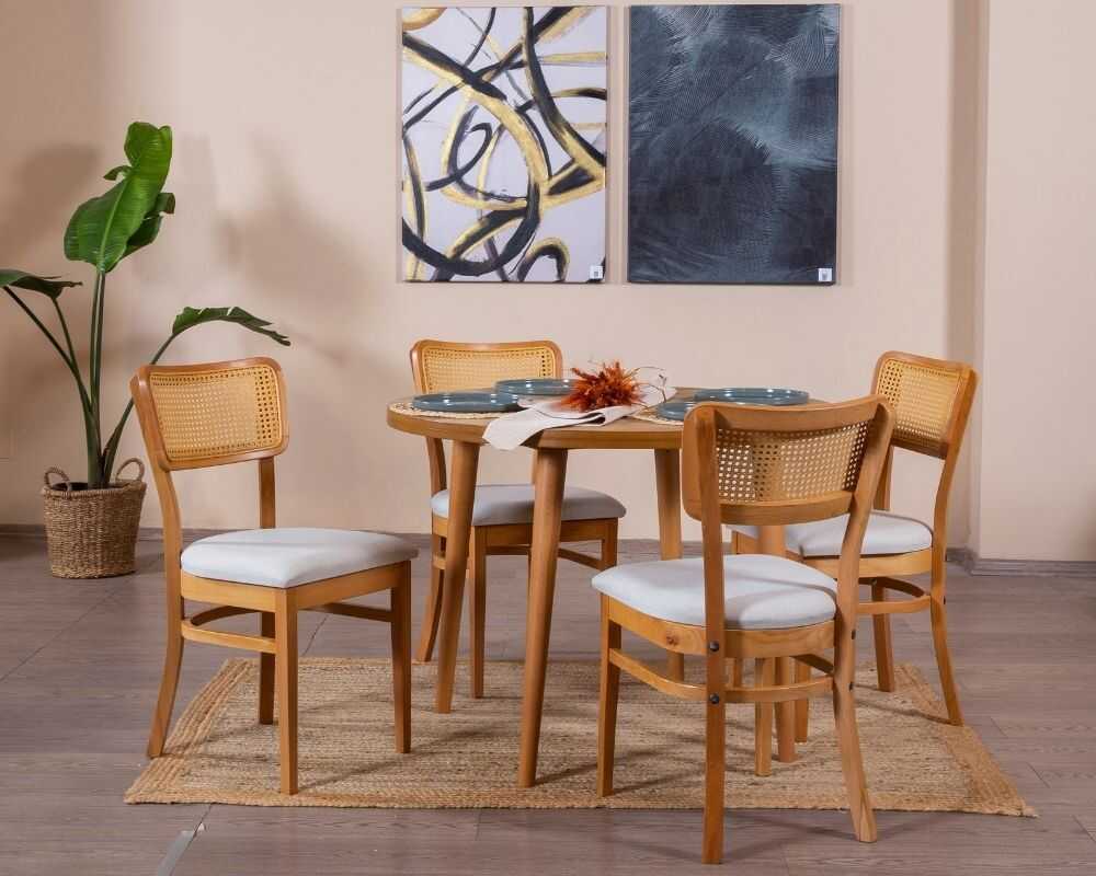 Picture of Hazeran Yuvarlak Masa Takımı 105 cm Çap