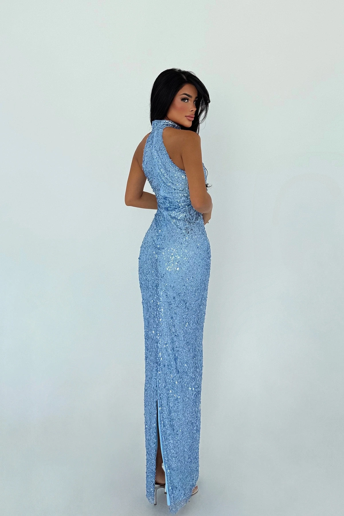 Picture of Blue Shion Sequined Dress