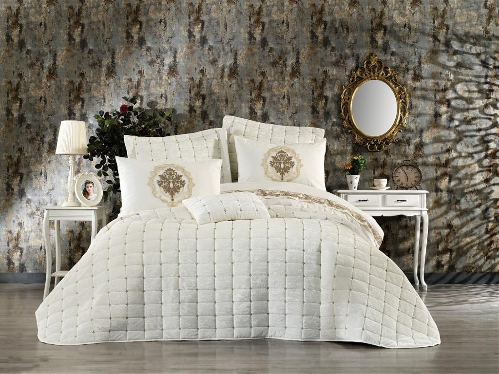 Picture of Laila Çift Kişilik Nevresimli Yatak Örtüsü 8 Parça