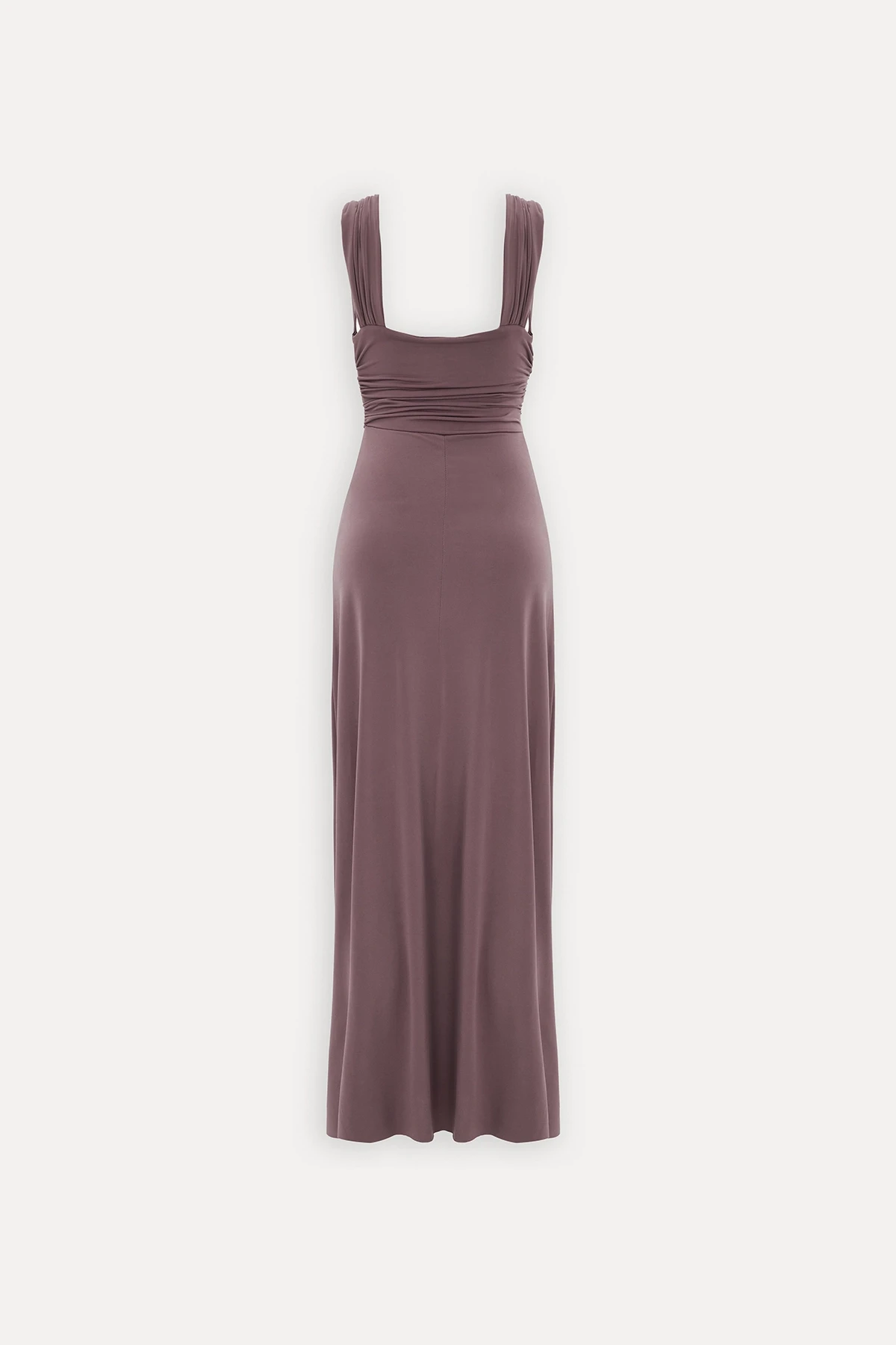 Picture of Plum Rose Detail Long Dress