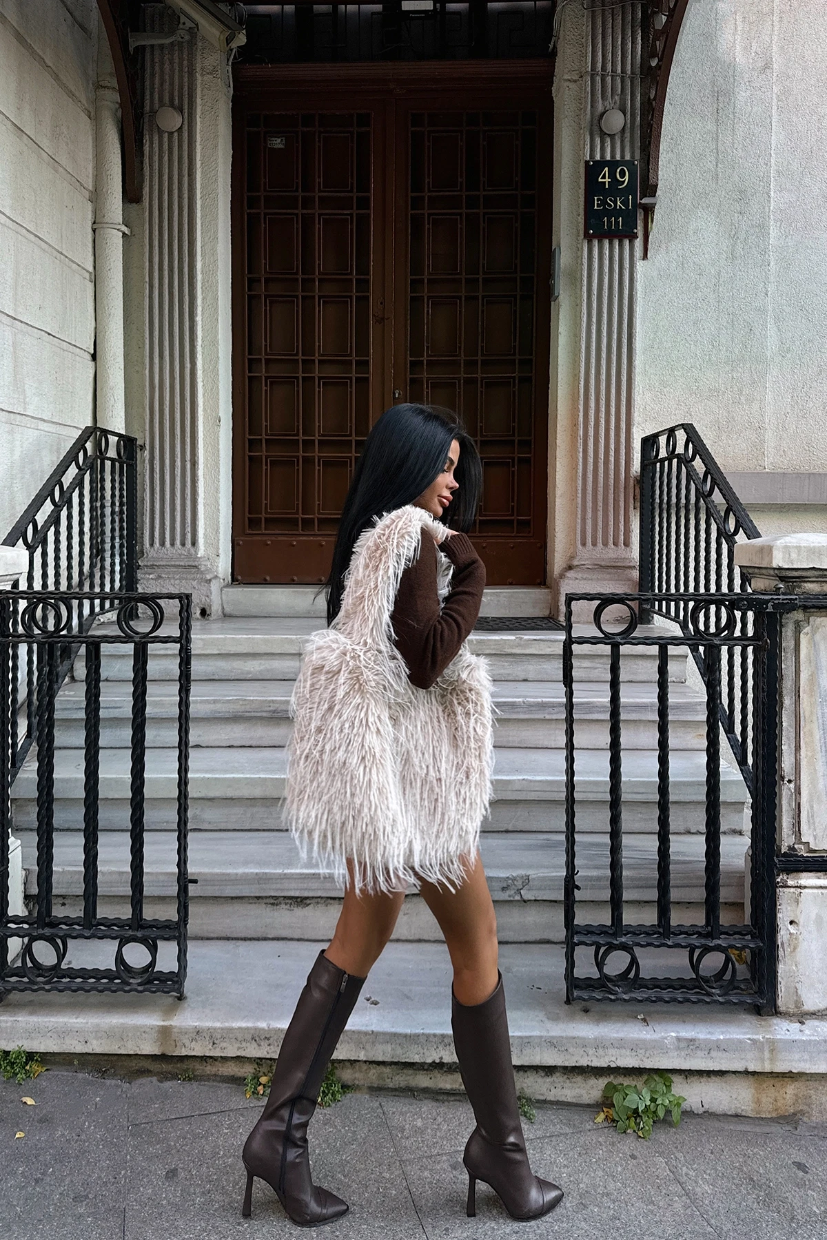 Picture of Cream Plush Bag