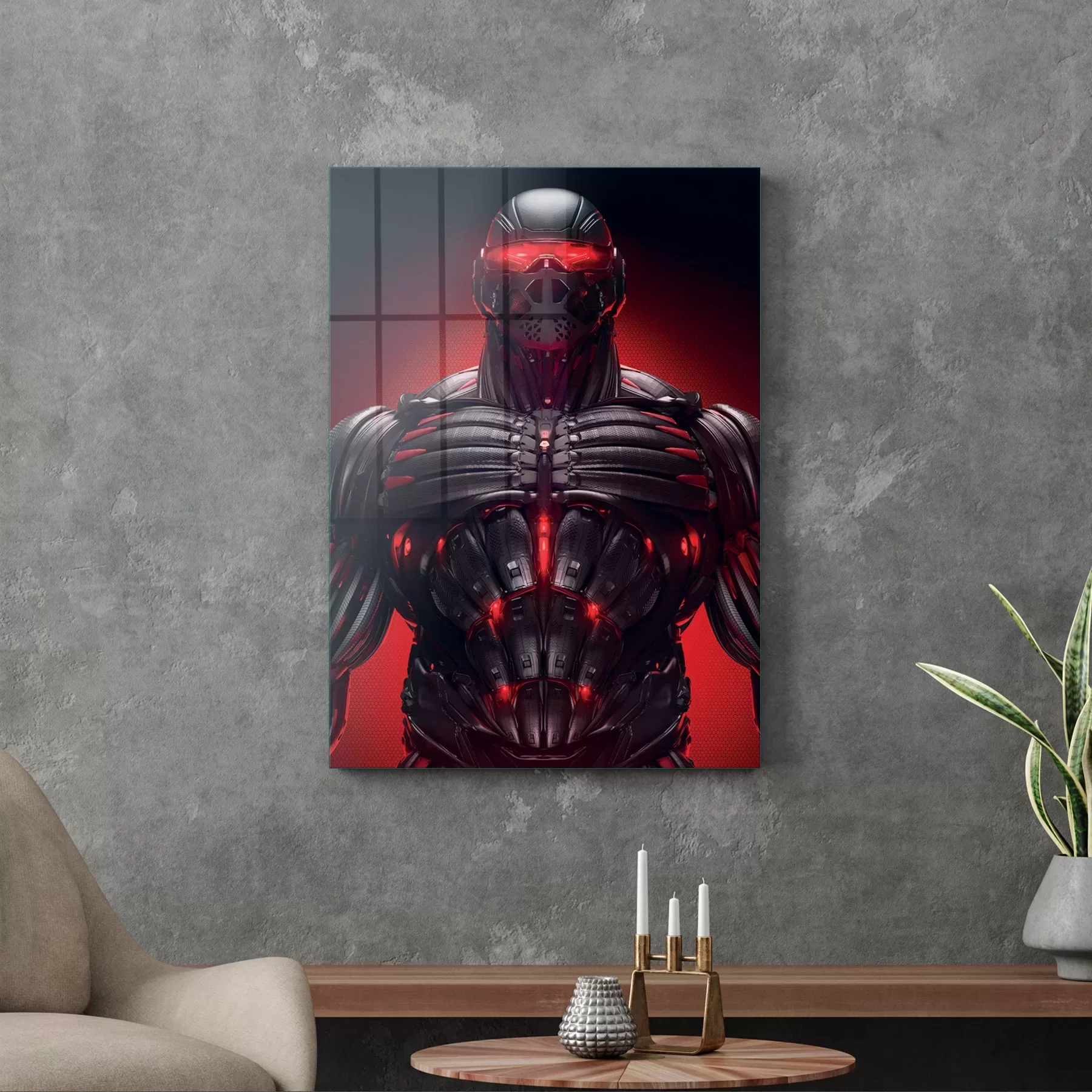 Picture of Decovetro Cam Tablo Crysis Nano Suite 50x70 cm