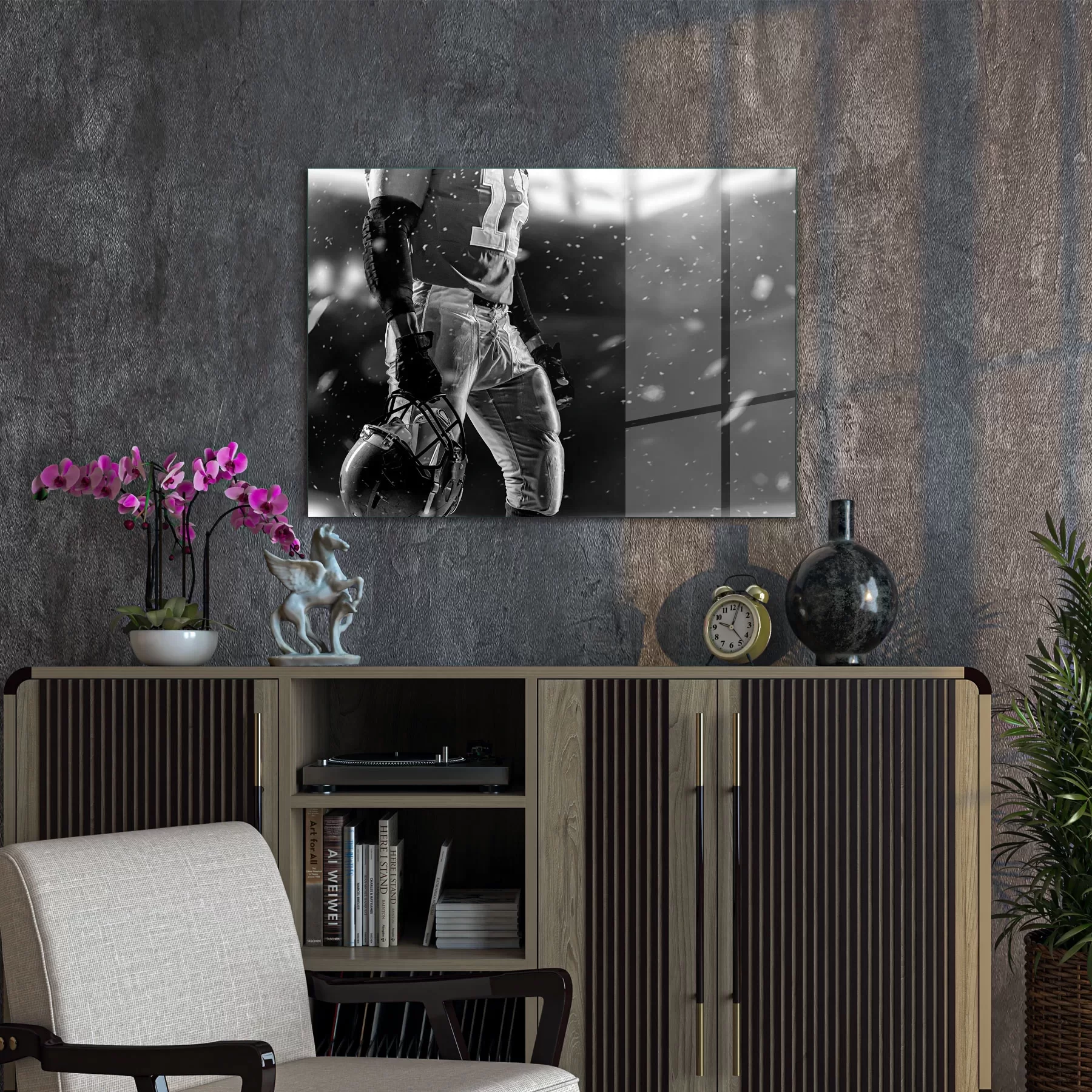 Picture of Decovetro Cam Tablo American Football 70x100 cm