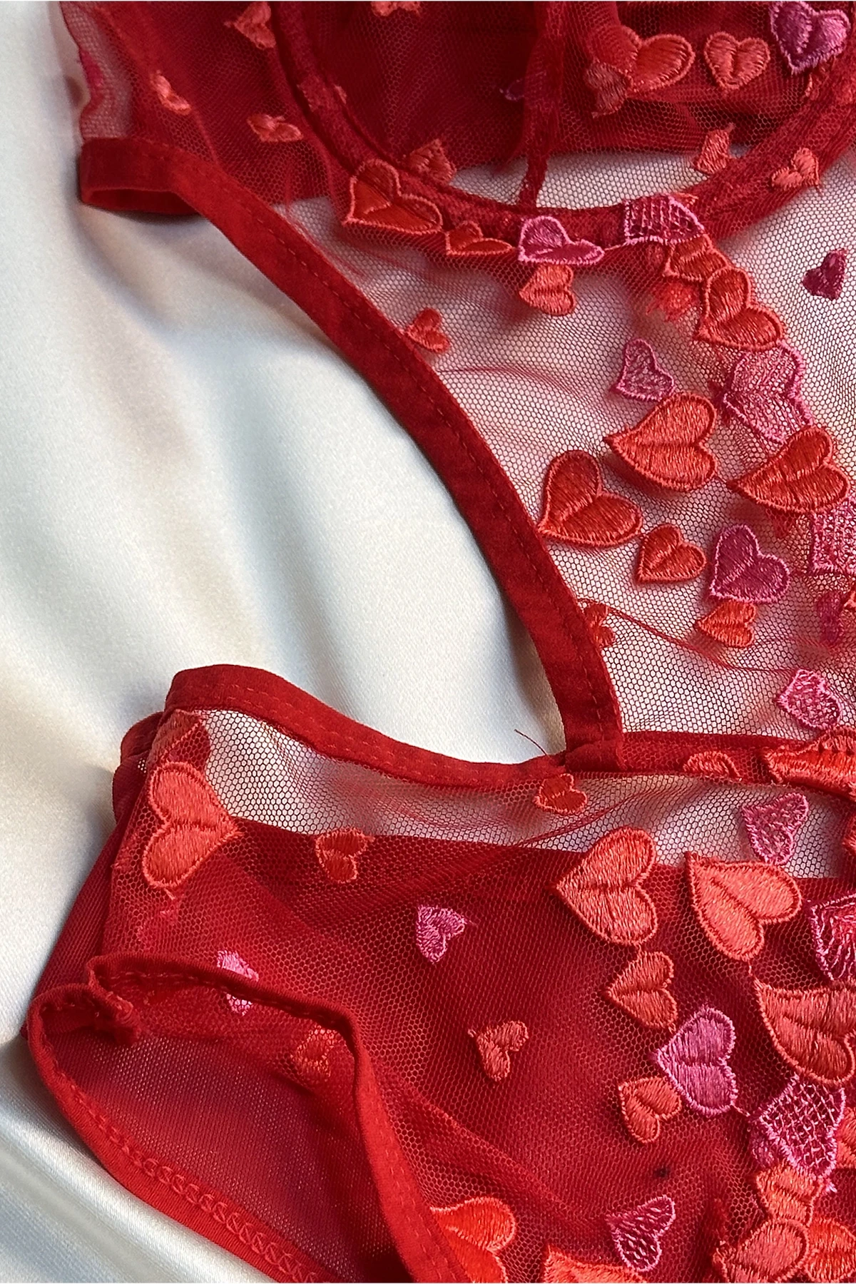 Picture of Red Heart Detail Bodysuit