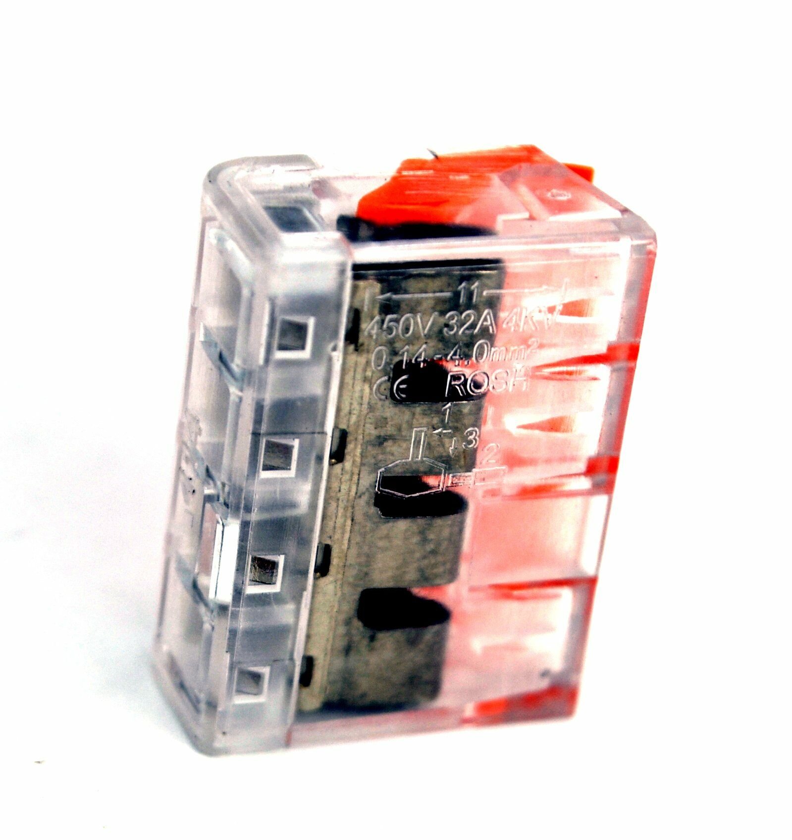 Picture of 100 Adet 4 Lü Mandallı Kablo Bağlantı Klemensi Elektrik Buat MT-24