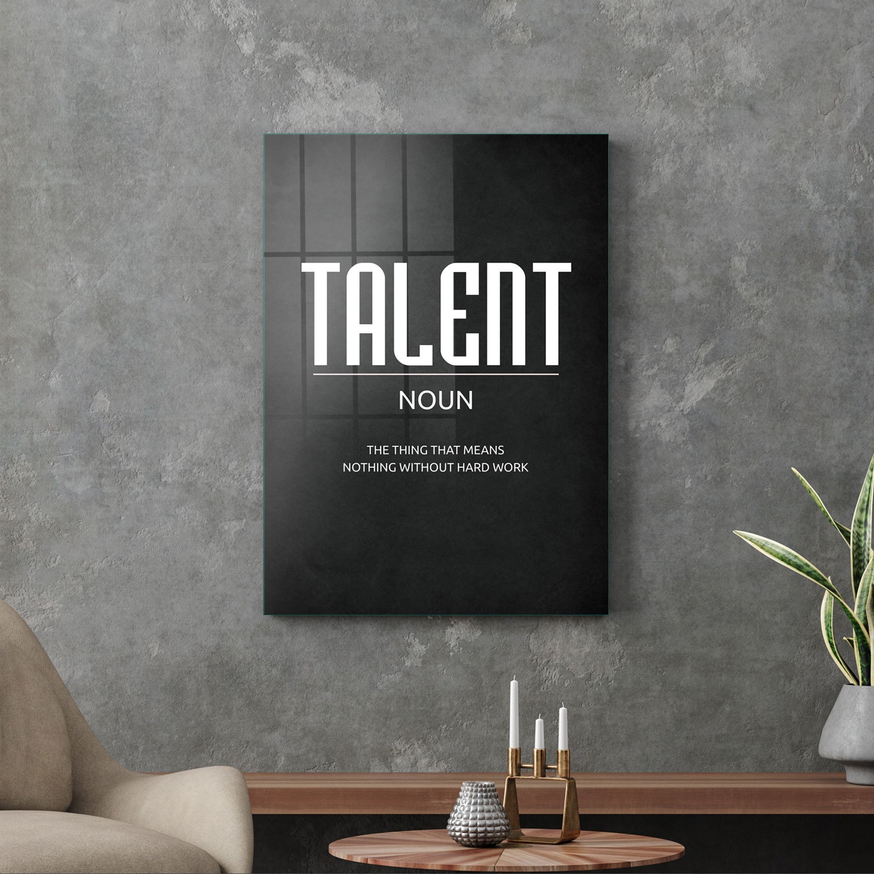 Picture of Decovetro Cam Tablo Ofisinize Özel Talent 70x100 cm