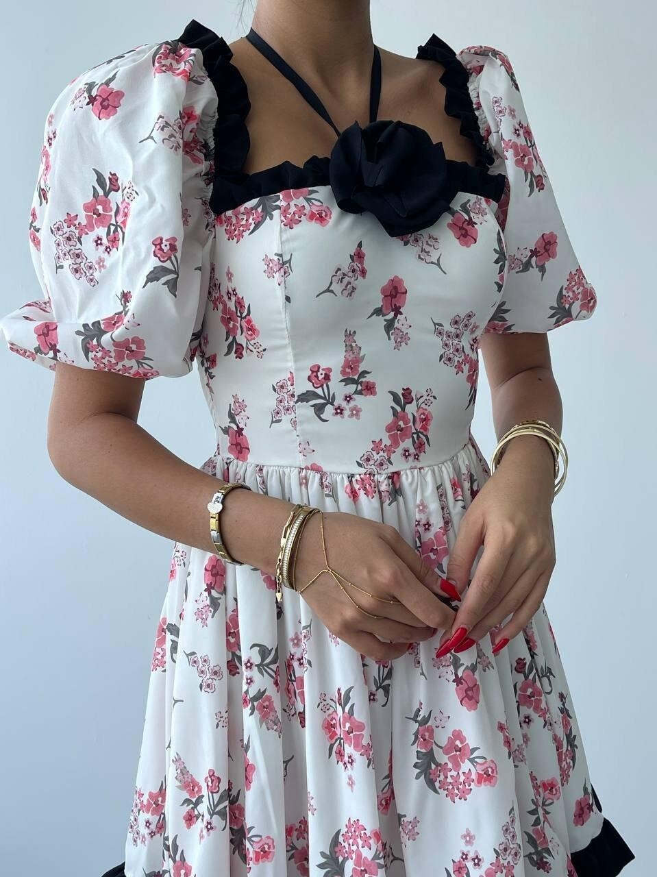 Picture of Wismar Gül Detay Elbise