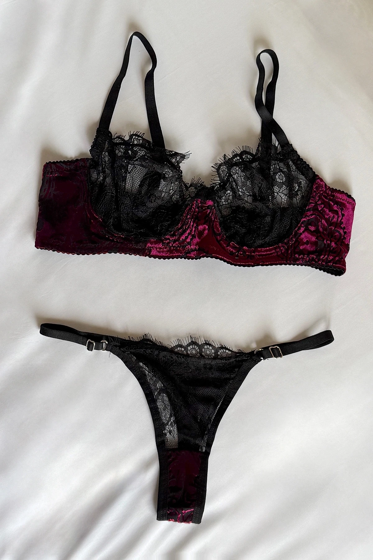 Picture of Purple Lace Detail Underwear