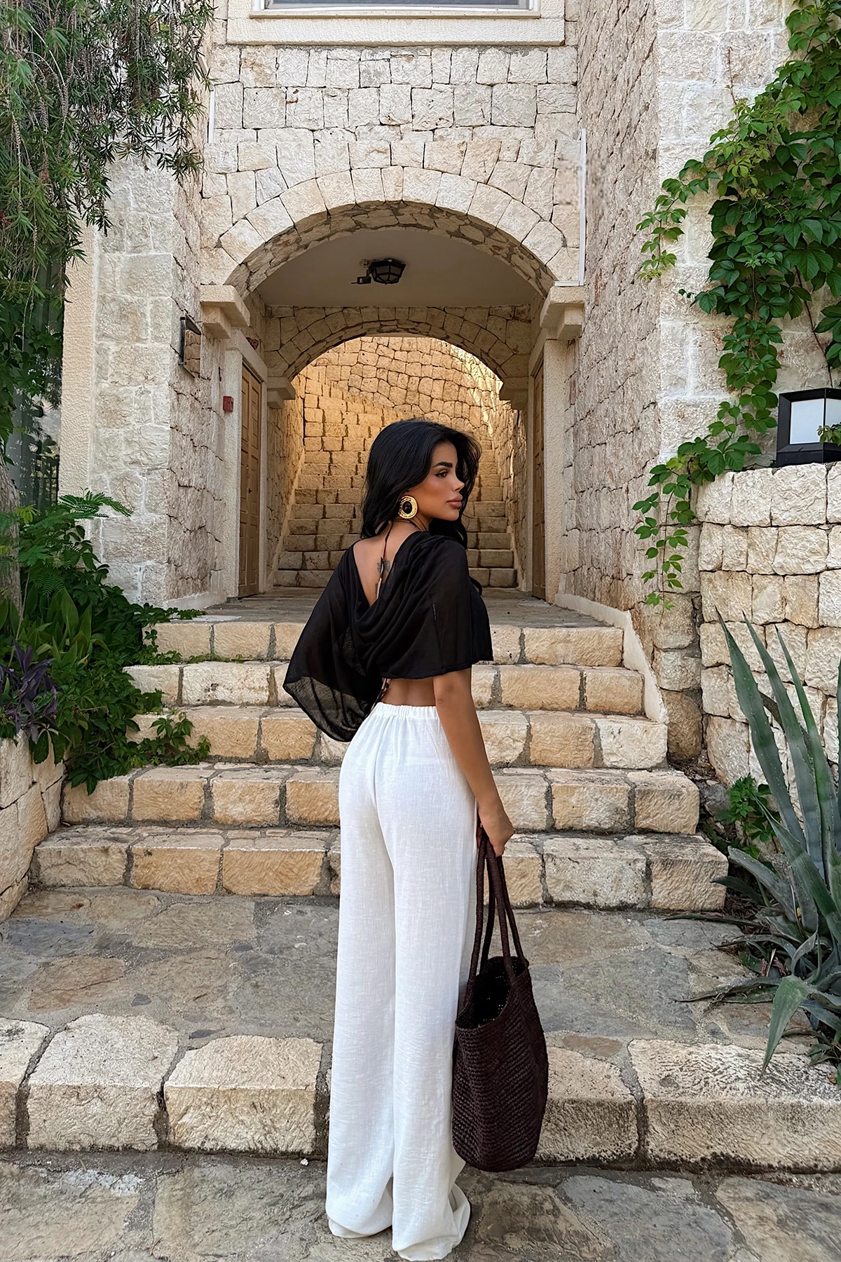 Picture of White Tied Trousers