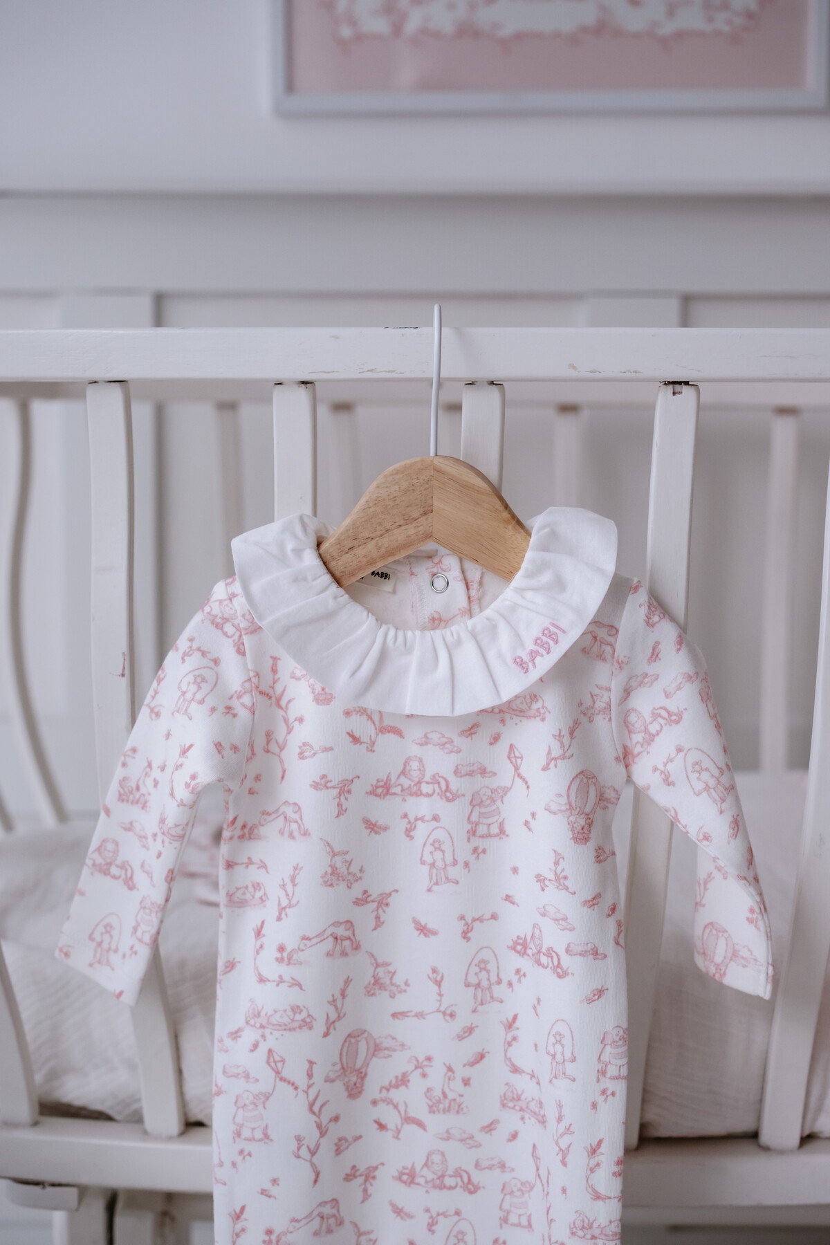 Picture of Bebek Tulum - Toile De Jouy / Pembe