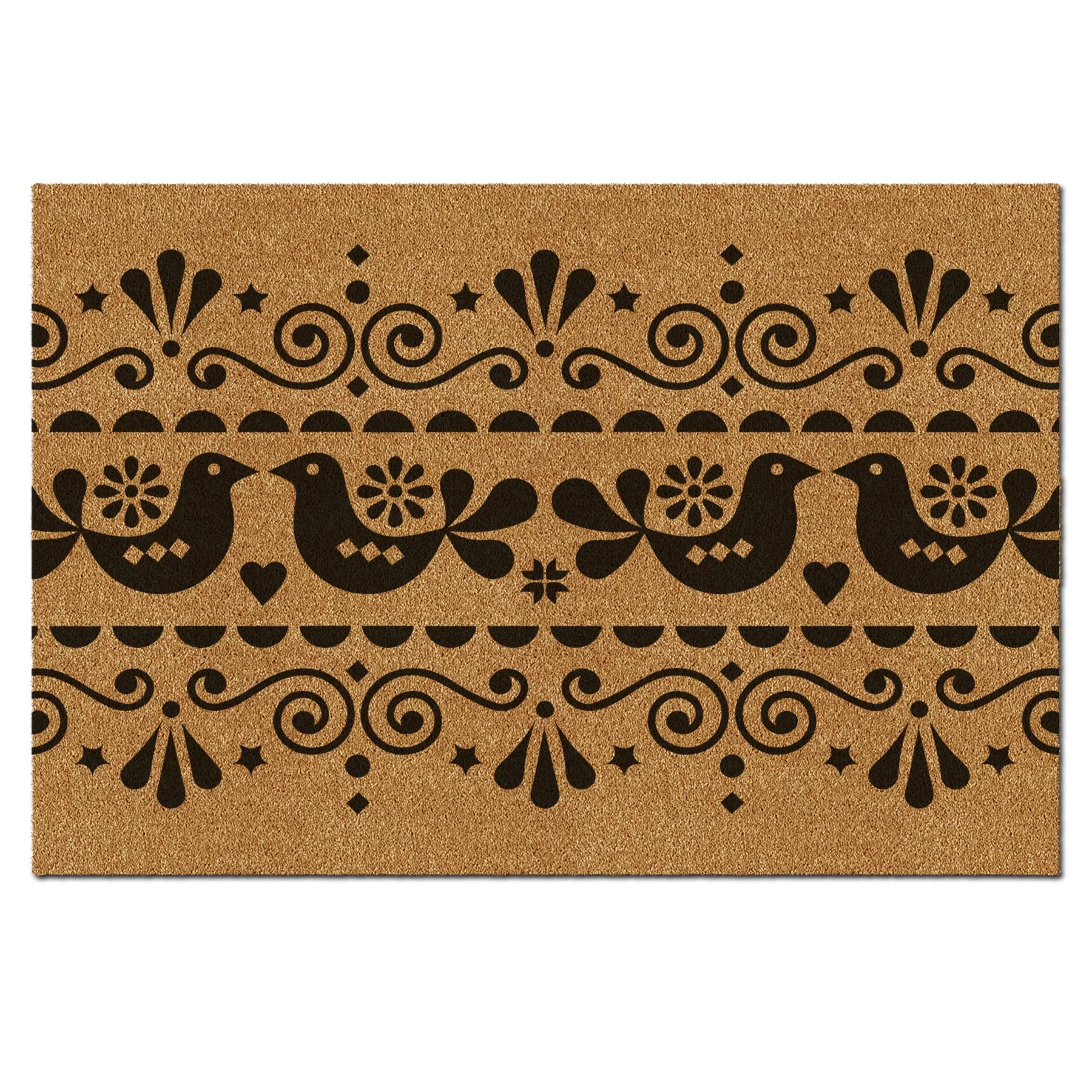 Picture of Decovetro Paspas Kuş Desenli Kapı Önü Paspası40 x 60 Cm