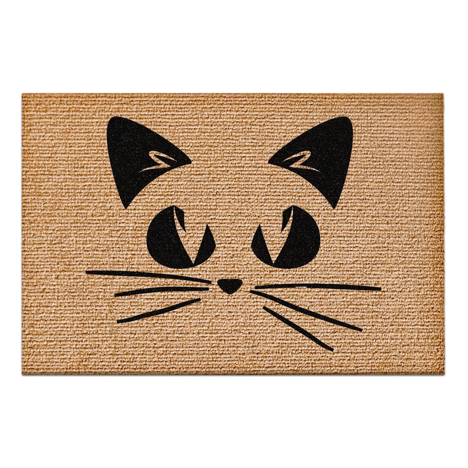 Picture of Decovetro Gölge Kedi Desenli Kapı Önü Halı Paspas 40 x 60 Cm