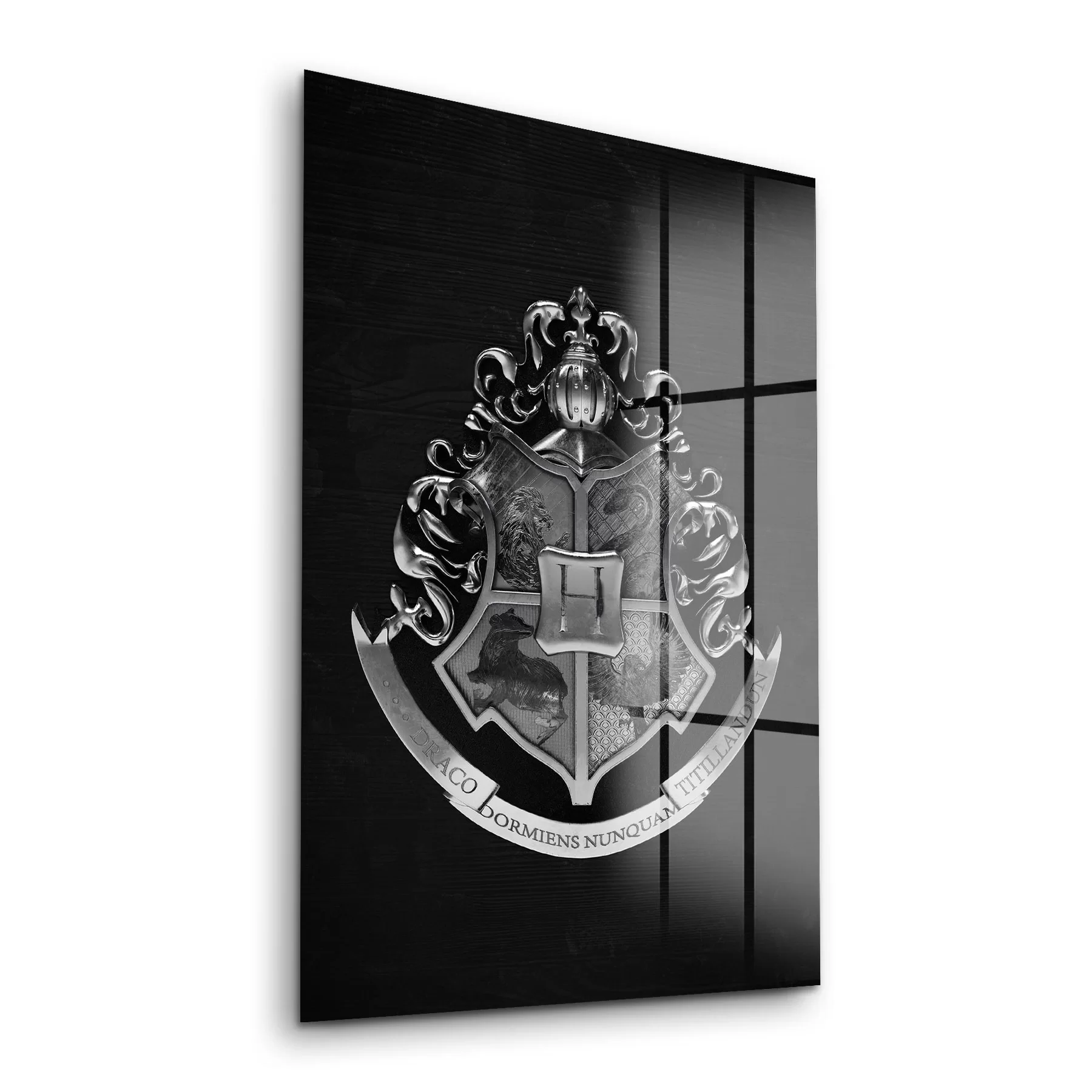 Picture of Decovetro Cam Tablo Harry Potter Hogwarts Logo 30x40 cm