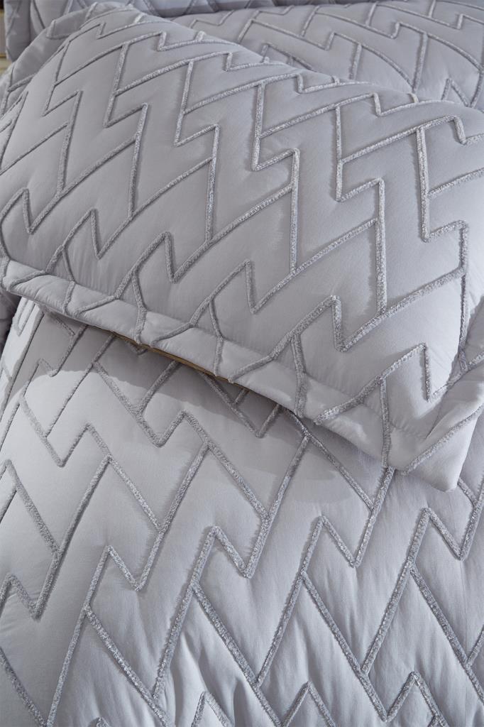 Picture of Maria Kapitoneli Çift Kişilik Yatak Örtüsü 230x240 Gri