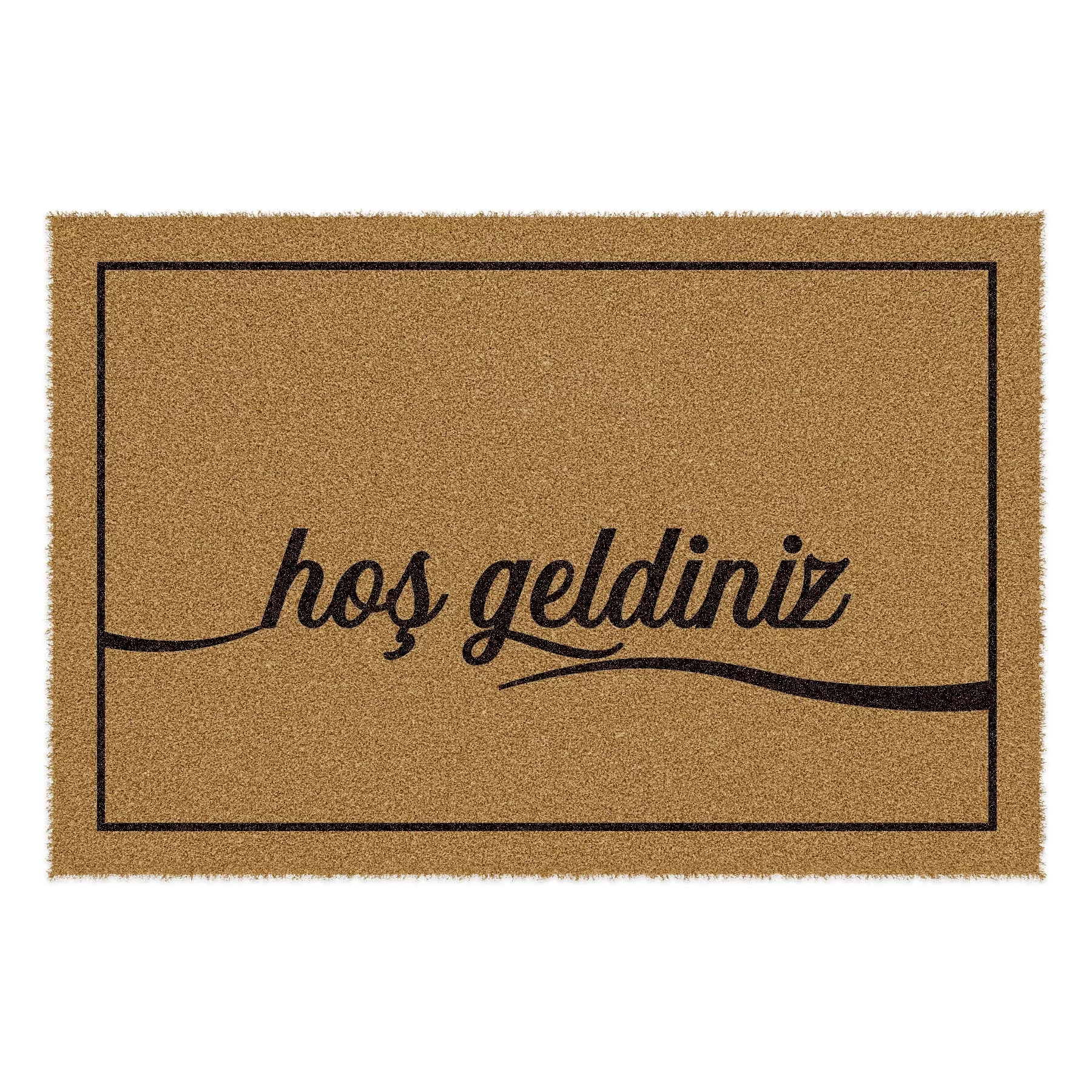 Picture of Decovetro Paspas Hoşgeldiniz Çerçeve Desenli Kapı Önü Paspası 40 x 60 cm