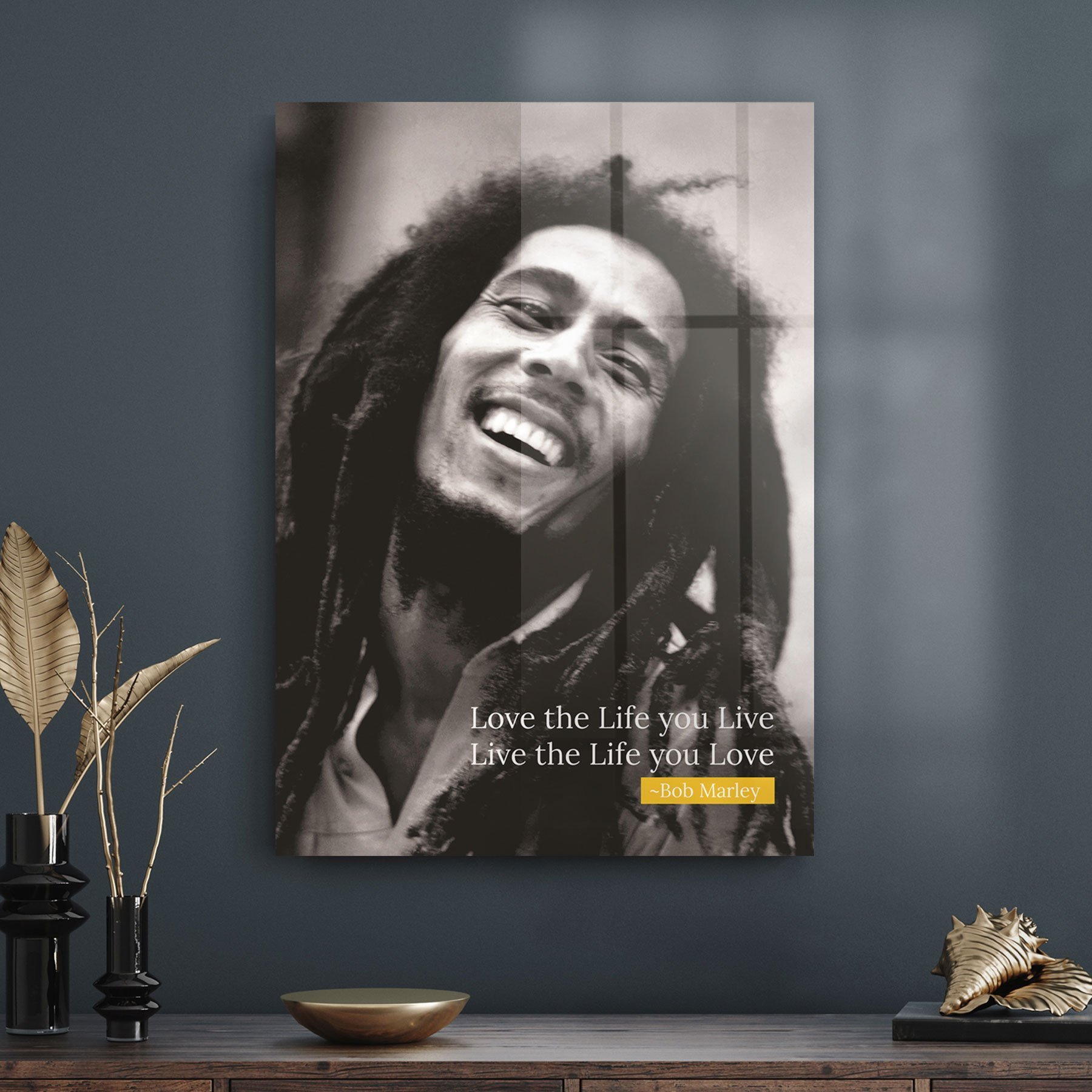 Picture of Decovetro Cam Tablo Bob Marley 30x40 cm