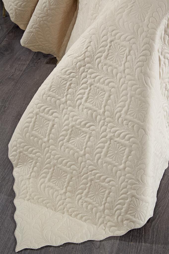 Picture of Ultrasonik Kapitoneli Elite Çift Kişilik Yatak Örtüsü Bej