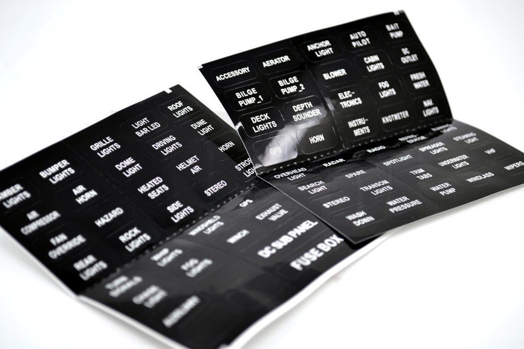 Picture of Şase Baralı Bıçak Sigorta Kutusu 6 Port İkaz Ledli Etiketli MT-SY06BARA