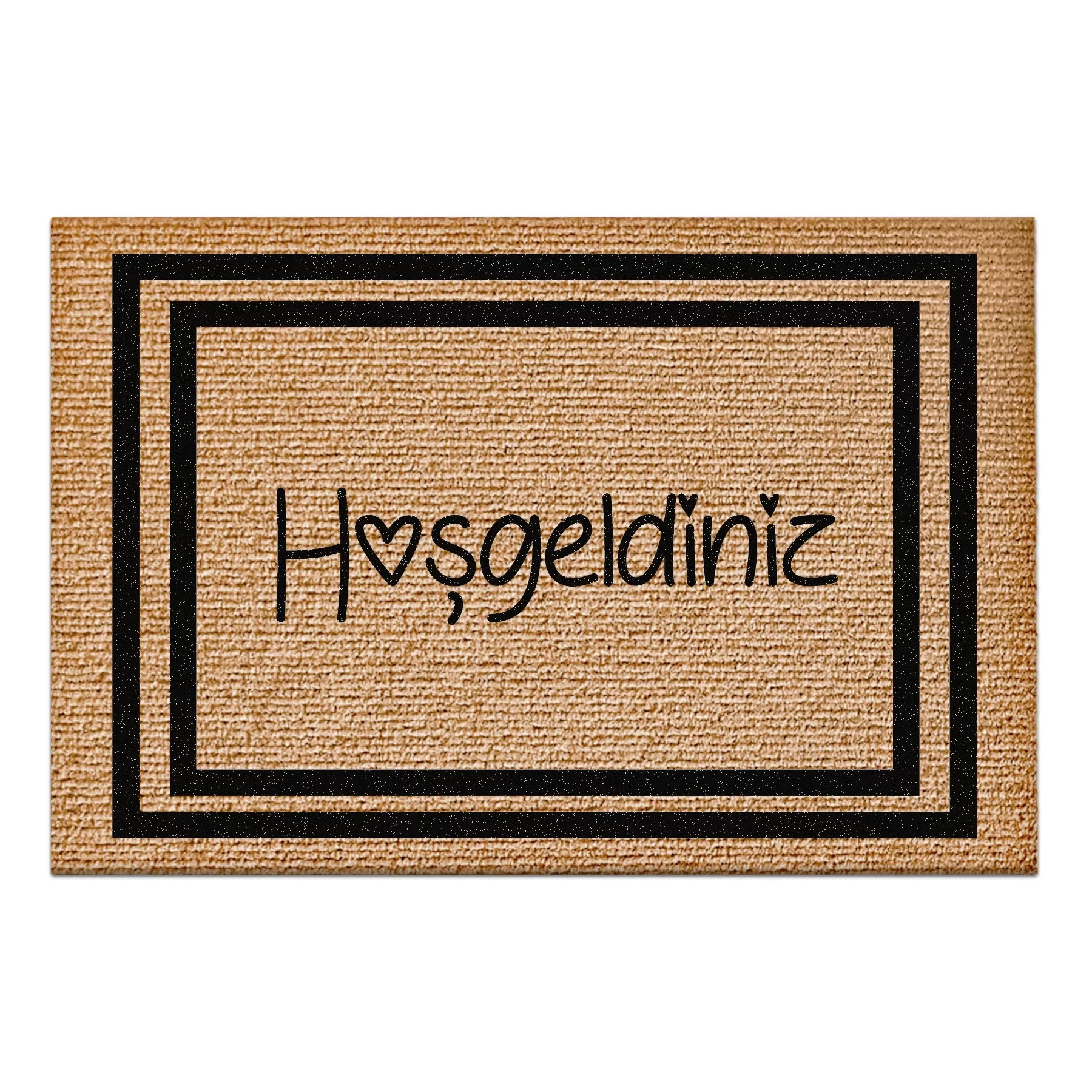 Picture of Decovetro Hoşgeldiniz Desenli Kapı Önü Halı Paspas 40 x 60 Cm