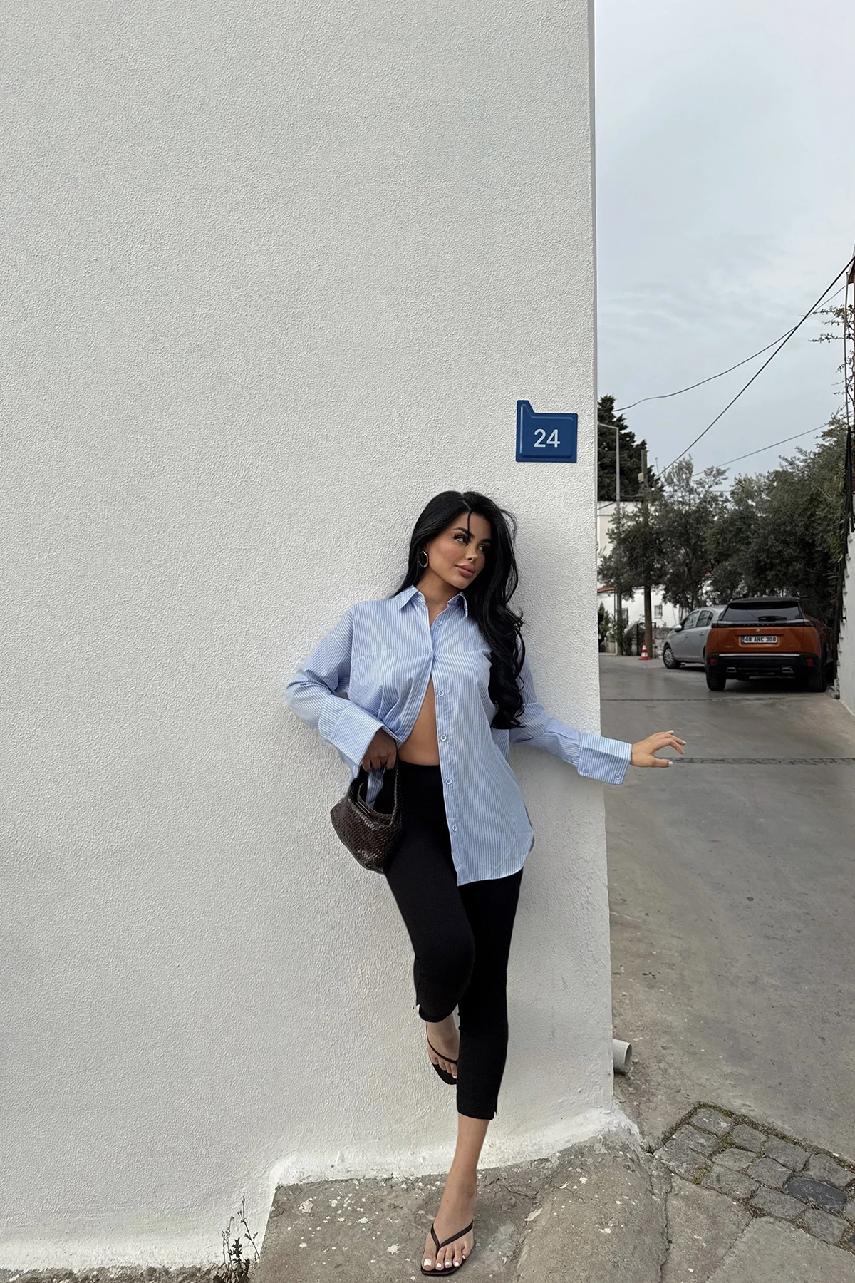 Picture of Blue Romi Striped Shirt