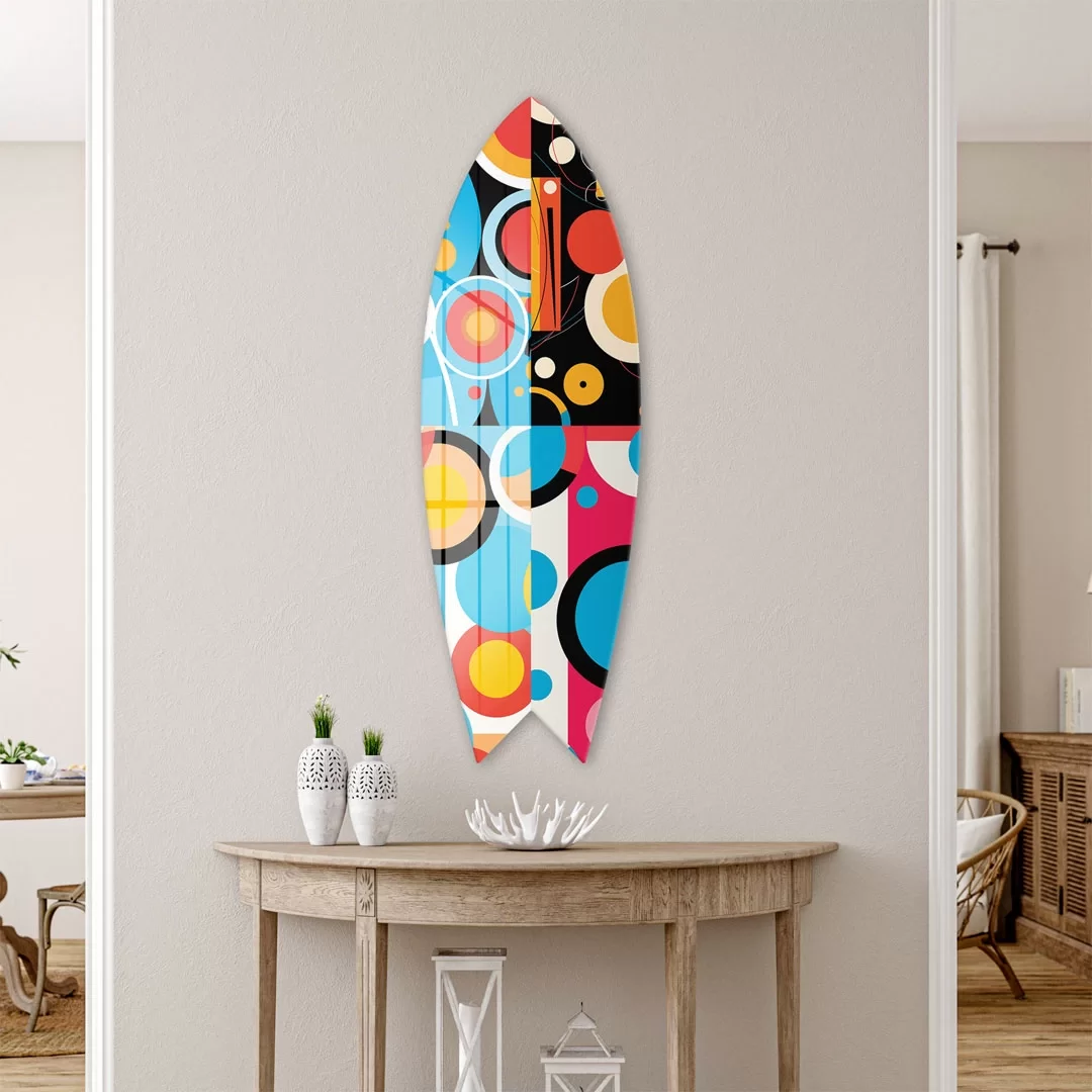 Picture of Decovetro ST 4044 Dekoratif Cam Sörf Tahtası 33x100 Cm