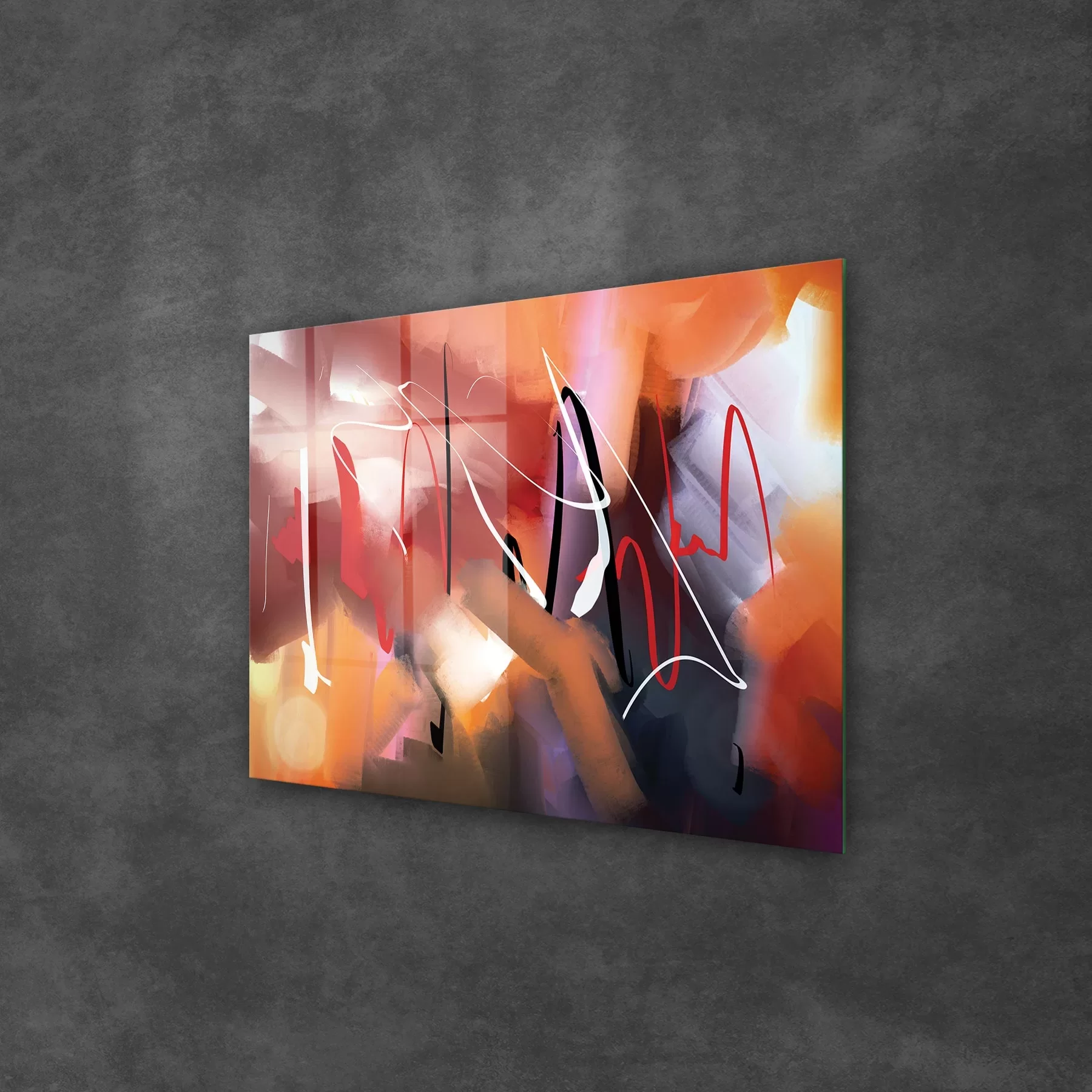 Picture of Decovetro Cam Tablo Abstract Colour Backround 70x100 cm