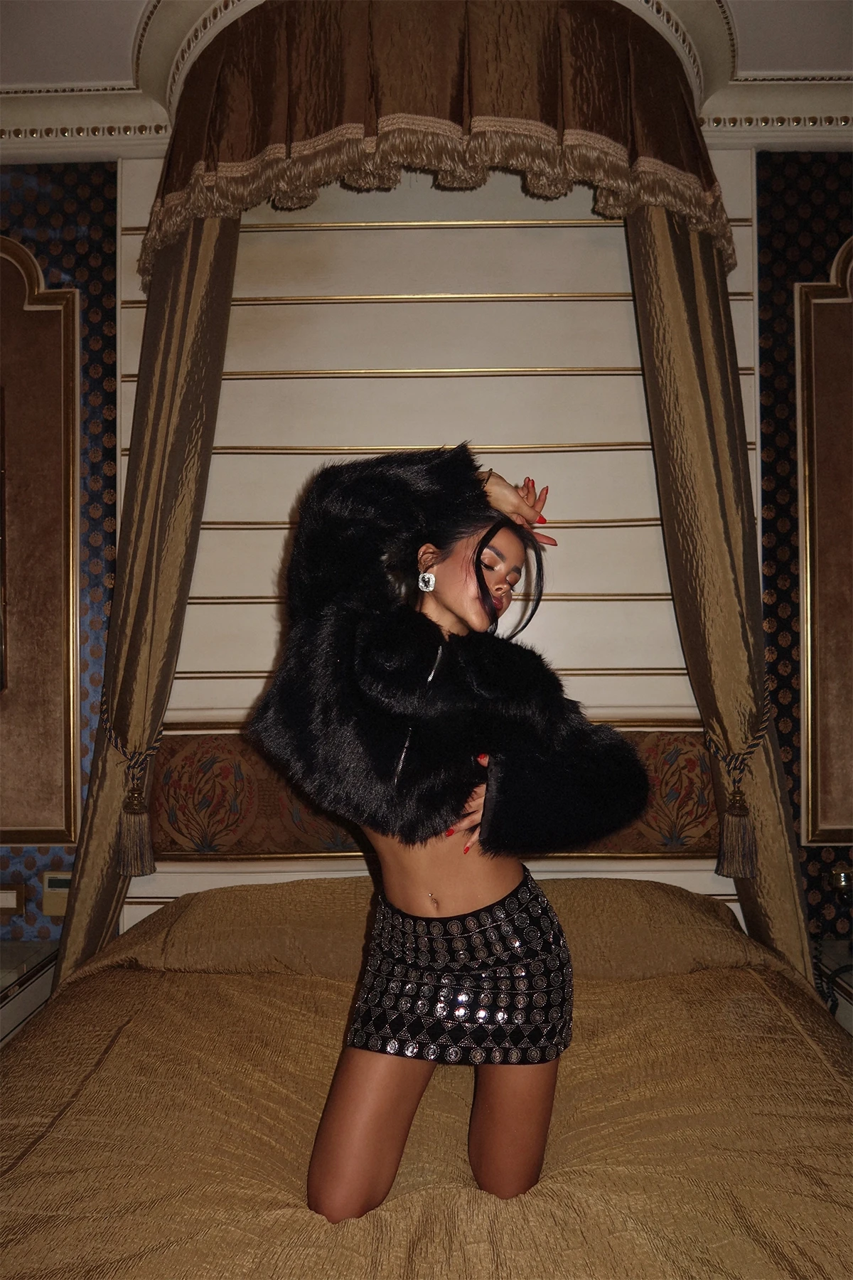 Picture of Black Fausta Fur