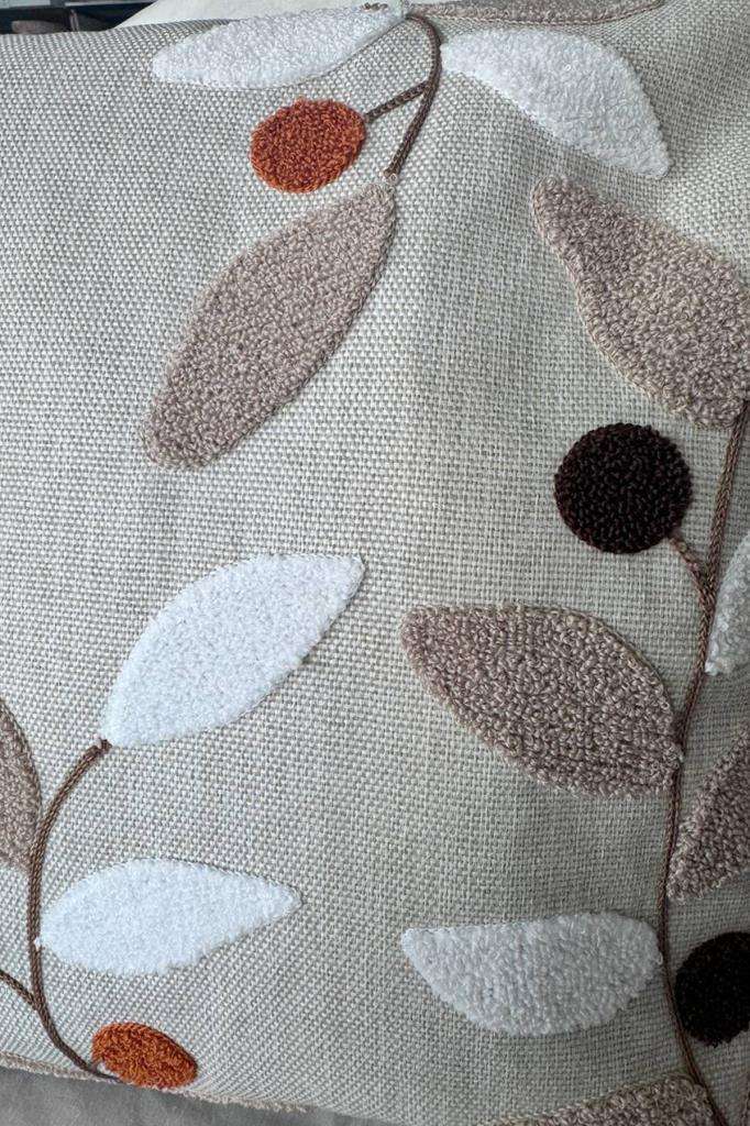 Picture of Glenda 2li Punch Nakışlı Kırlent Kılıfı 45x45 Cm