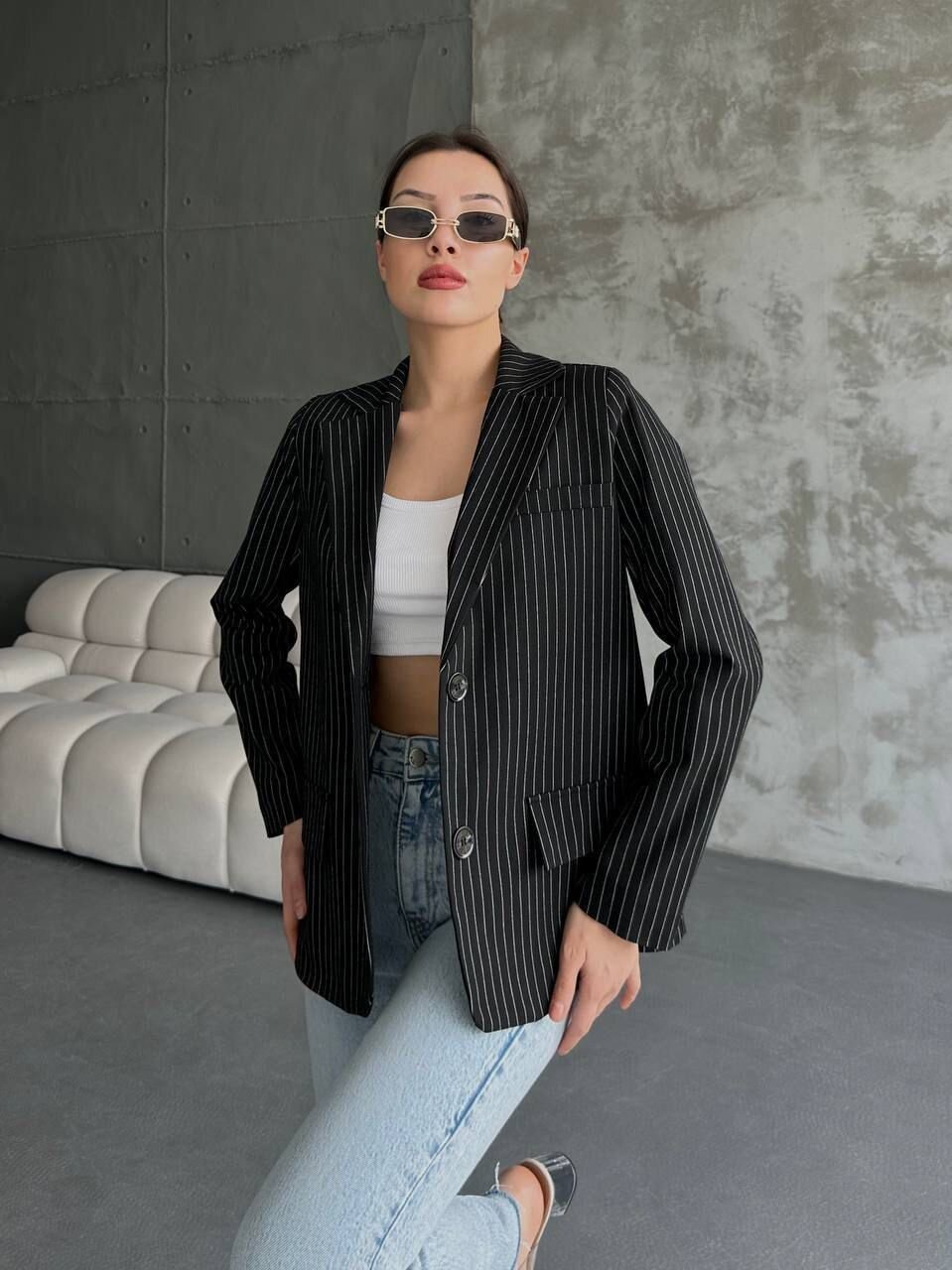 Picture of Çizgi Desenli Ceket