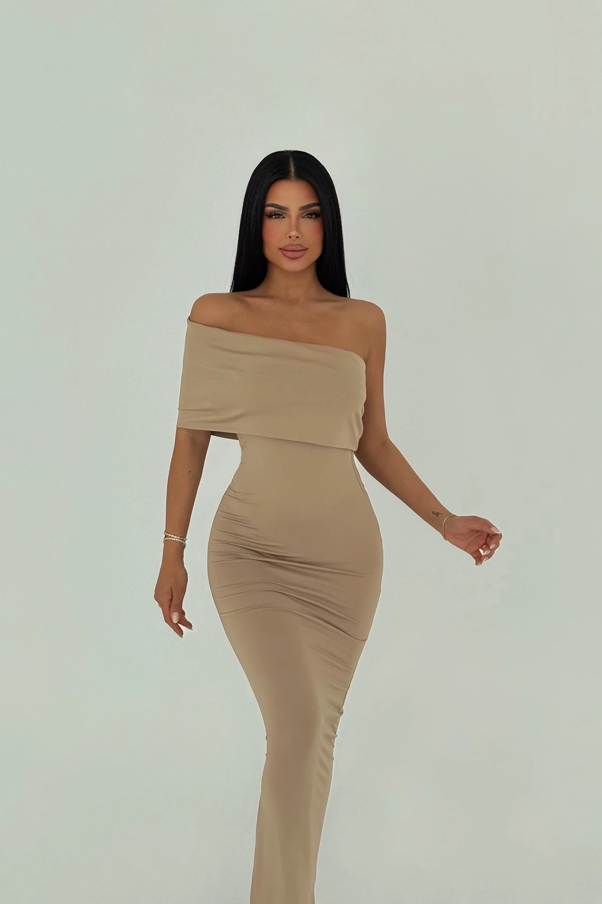 Picture of Soil Vanya One Sleeve Dress