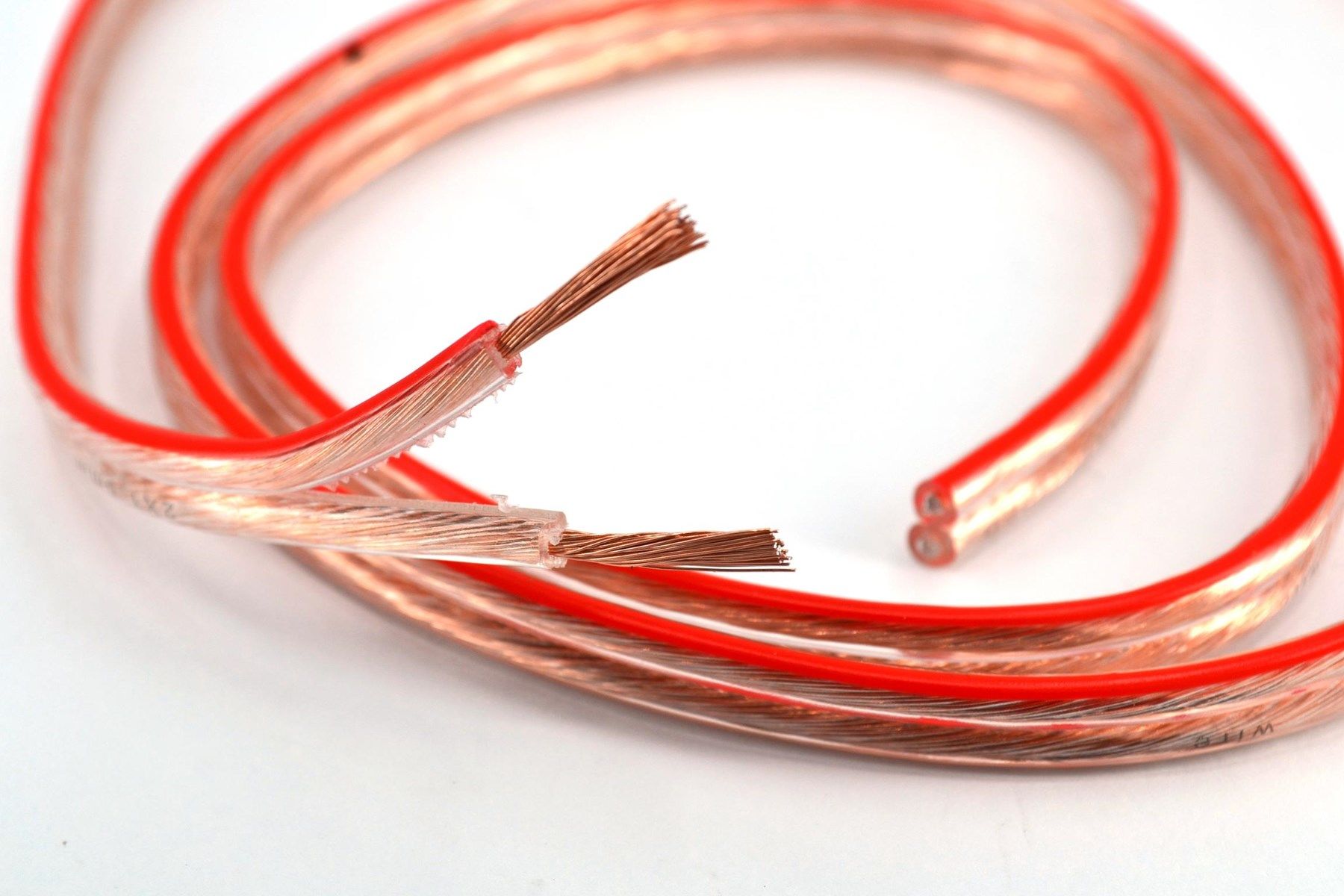 Picture of 2X1,50mm² Bitişik Hoparlör Kablosu Şeffaf