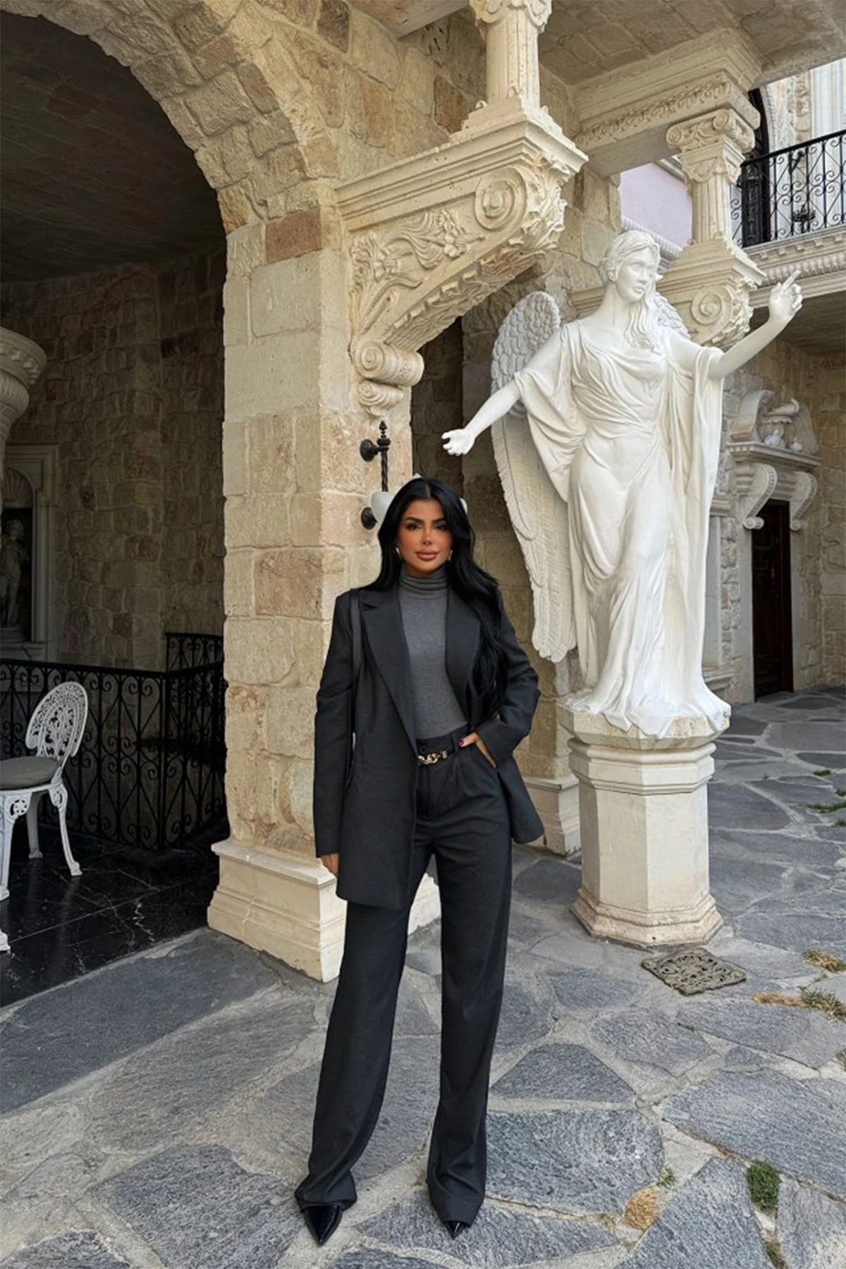 Picture of Anthracite Trouser Suit