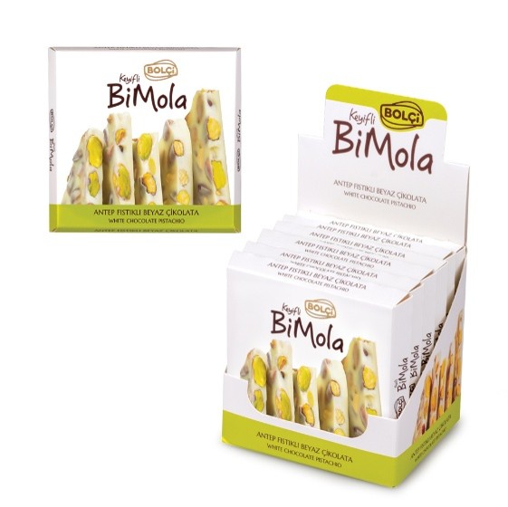 Picture of WHITE CHOCOLATE PISTACHIO TABLET 70g