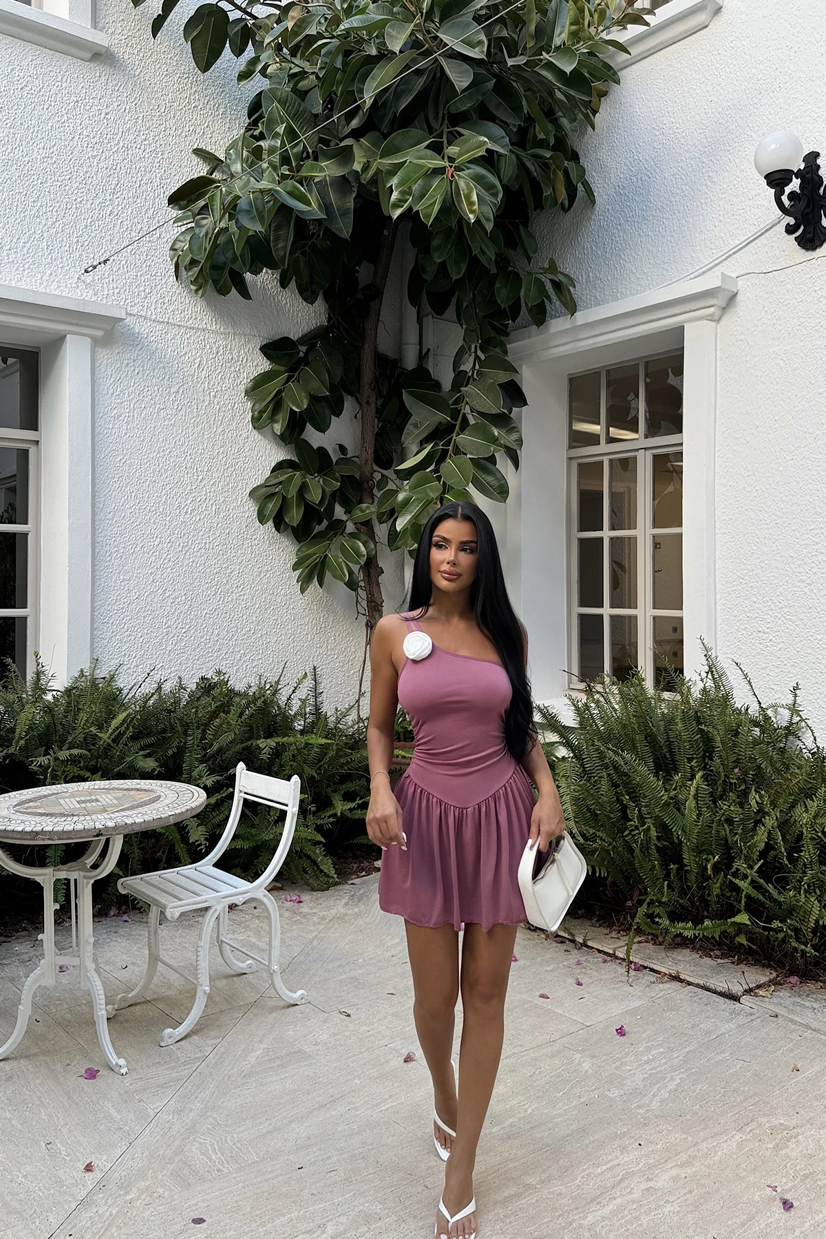 Picture of Dusty Rose Hesper Dress