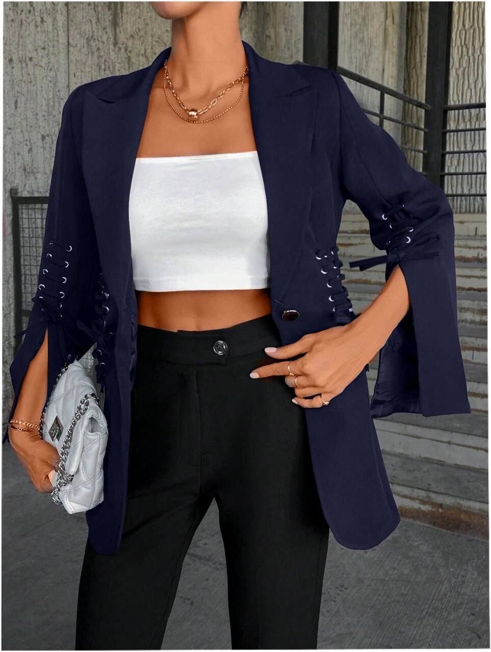 Picture of Bağcık Detaylı Tasarım Ceket