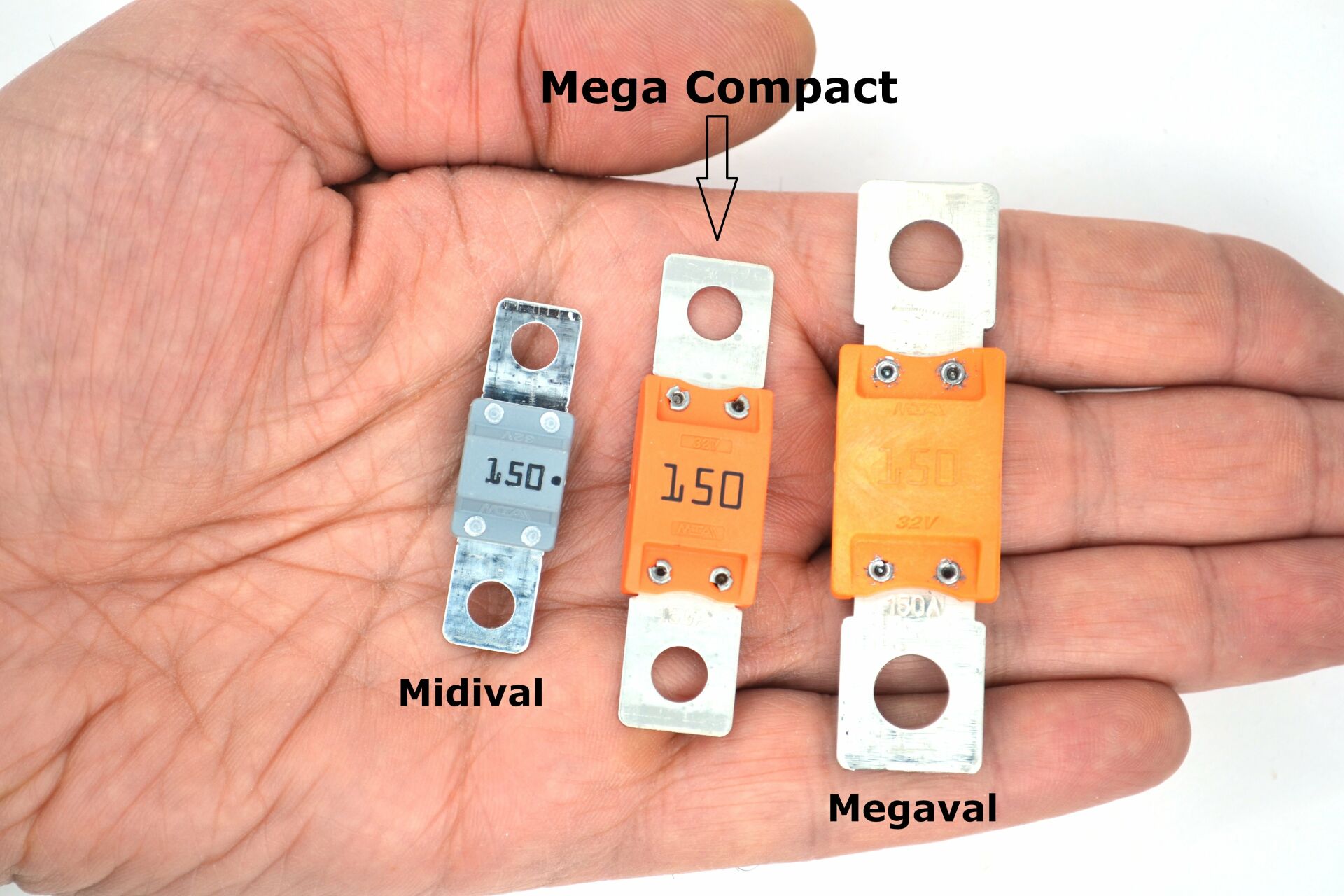 Picture of Mega Compact Sigorta 250A Pembe 250 Amper DC Bakır