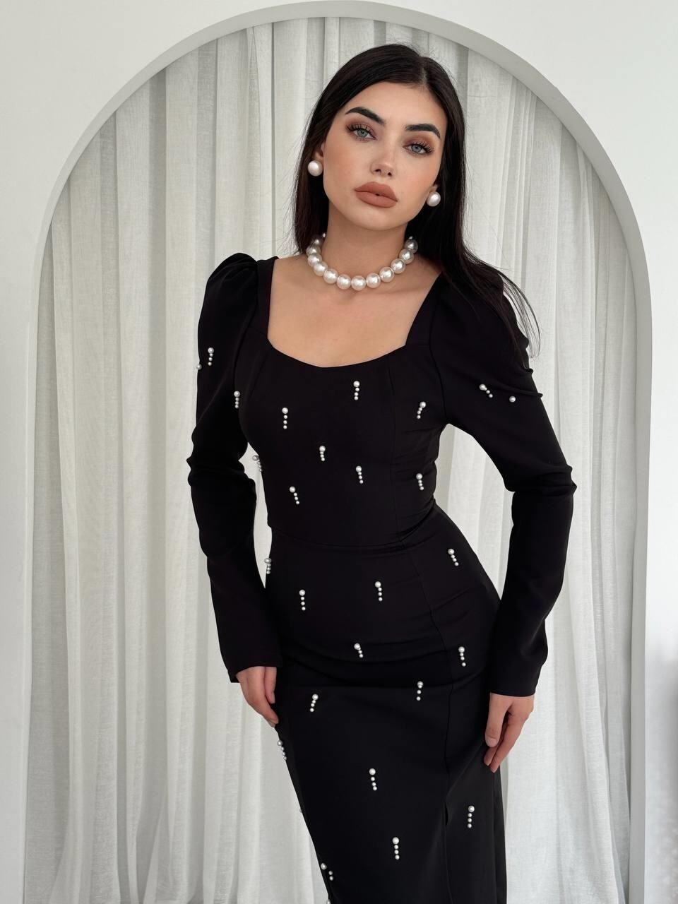 Picture of Akit İnci Detaylı Elbise