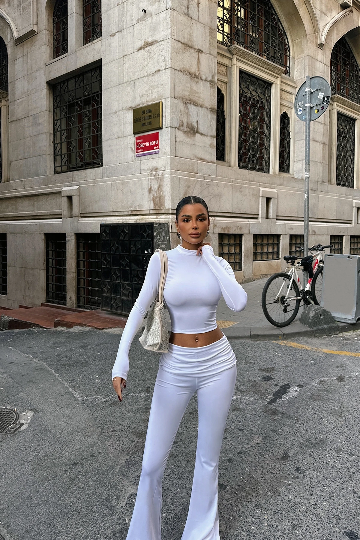 Picture of White Trouser Suit