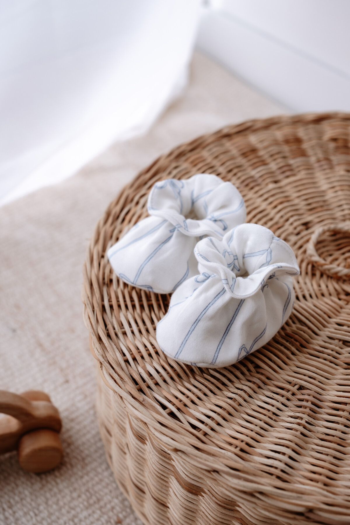 Picture of Bebek Patiği - Kurdele / Mavi