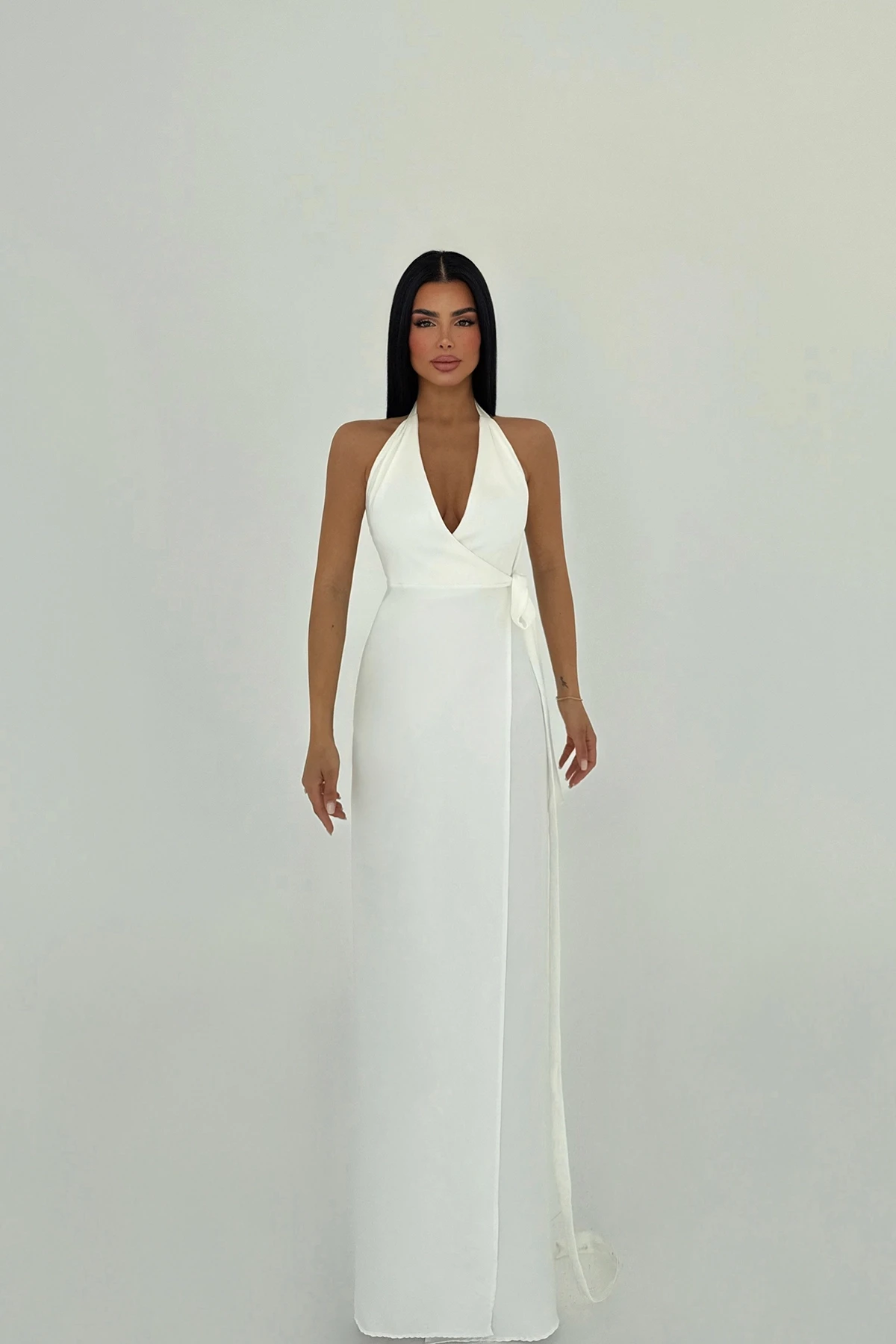 Picture of White Tied Dress