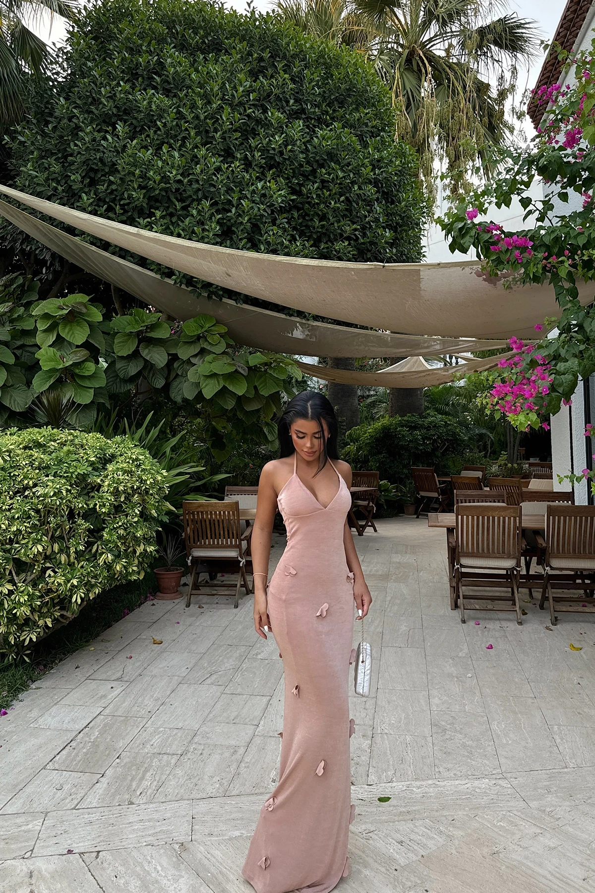 Picture of Beige Strap Long Dress