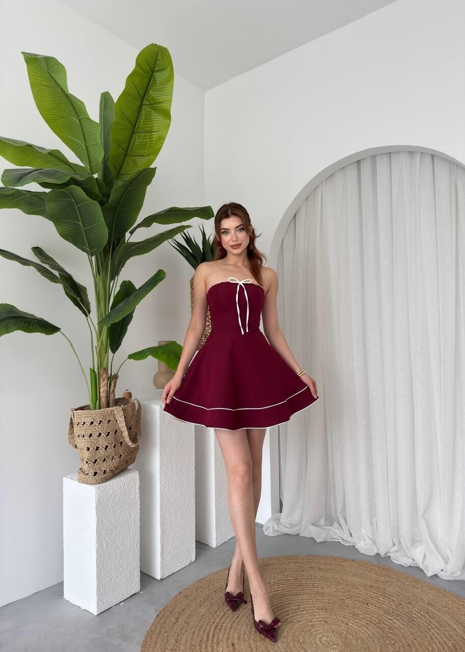 Picture of Yuna Straplez Elbise