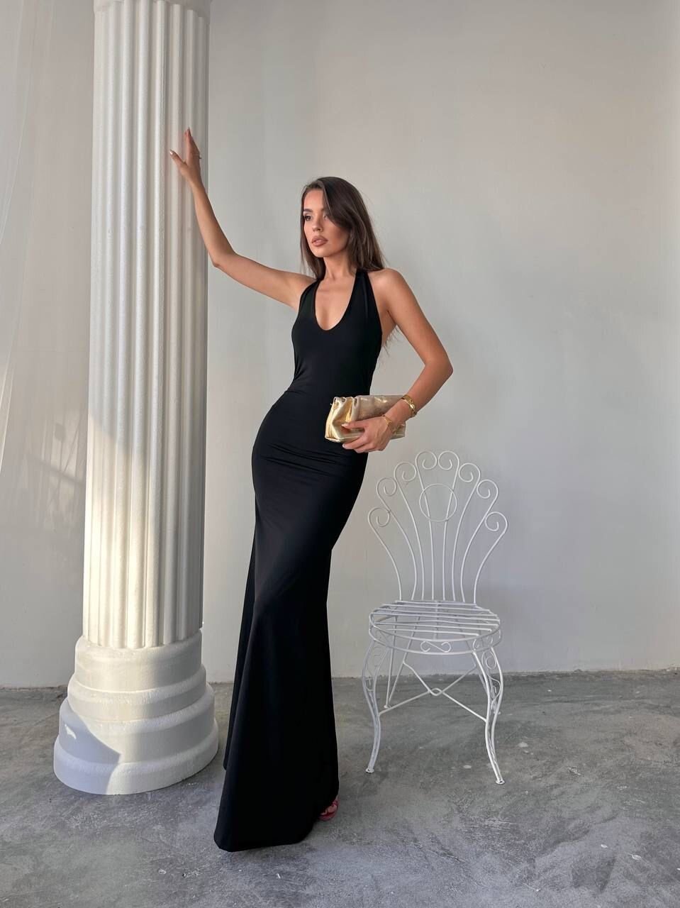 Picture of Maxi halter elbise