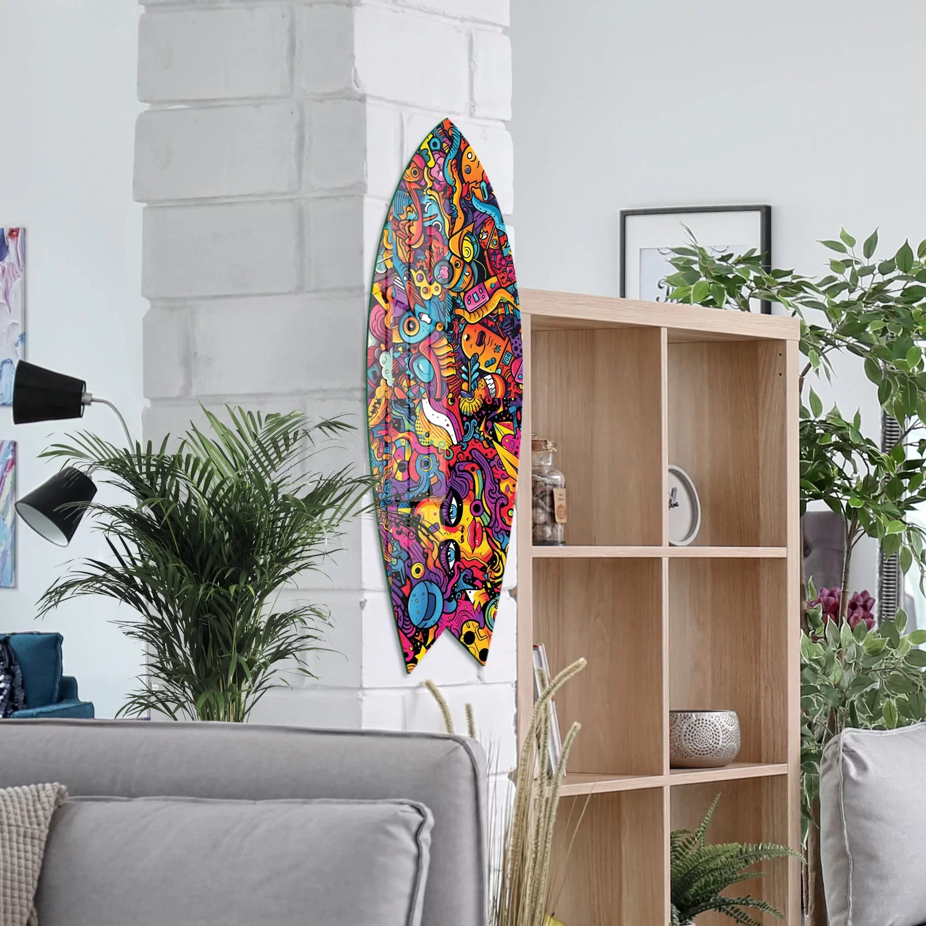 Picture of Decovetro ST 4042 Dekoratif Cam Sörf Tahtası 33x100 Cm