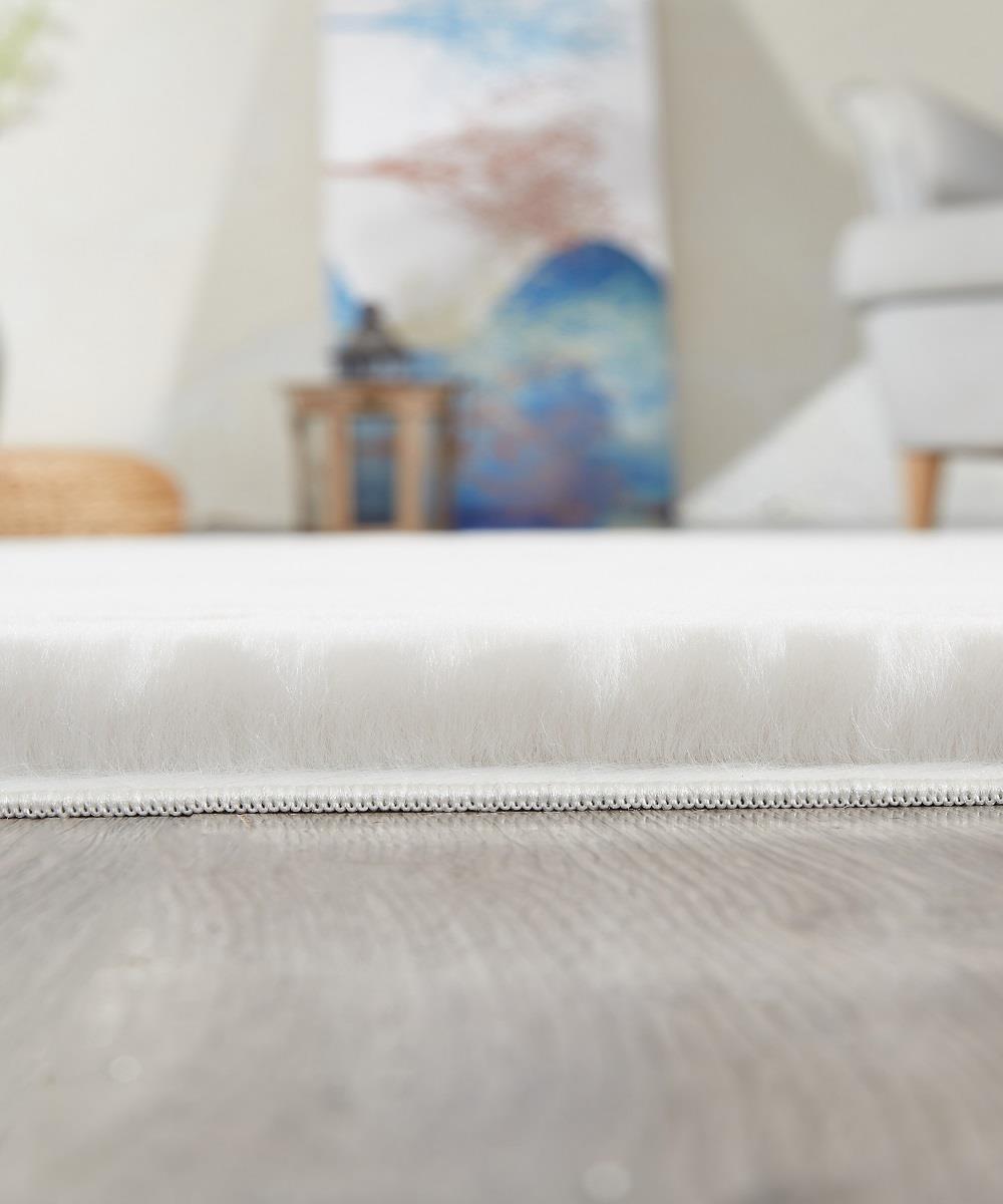 Picture of Jassrug Tavşan Tüyü Kürk Halı 120x180 Optik