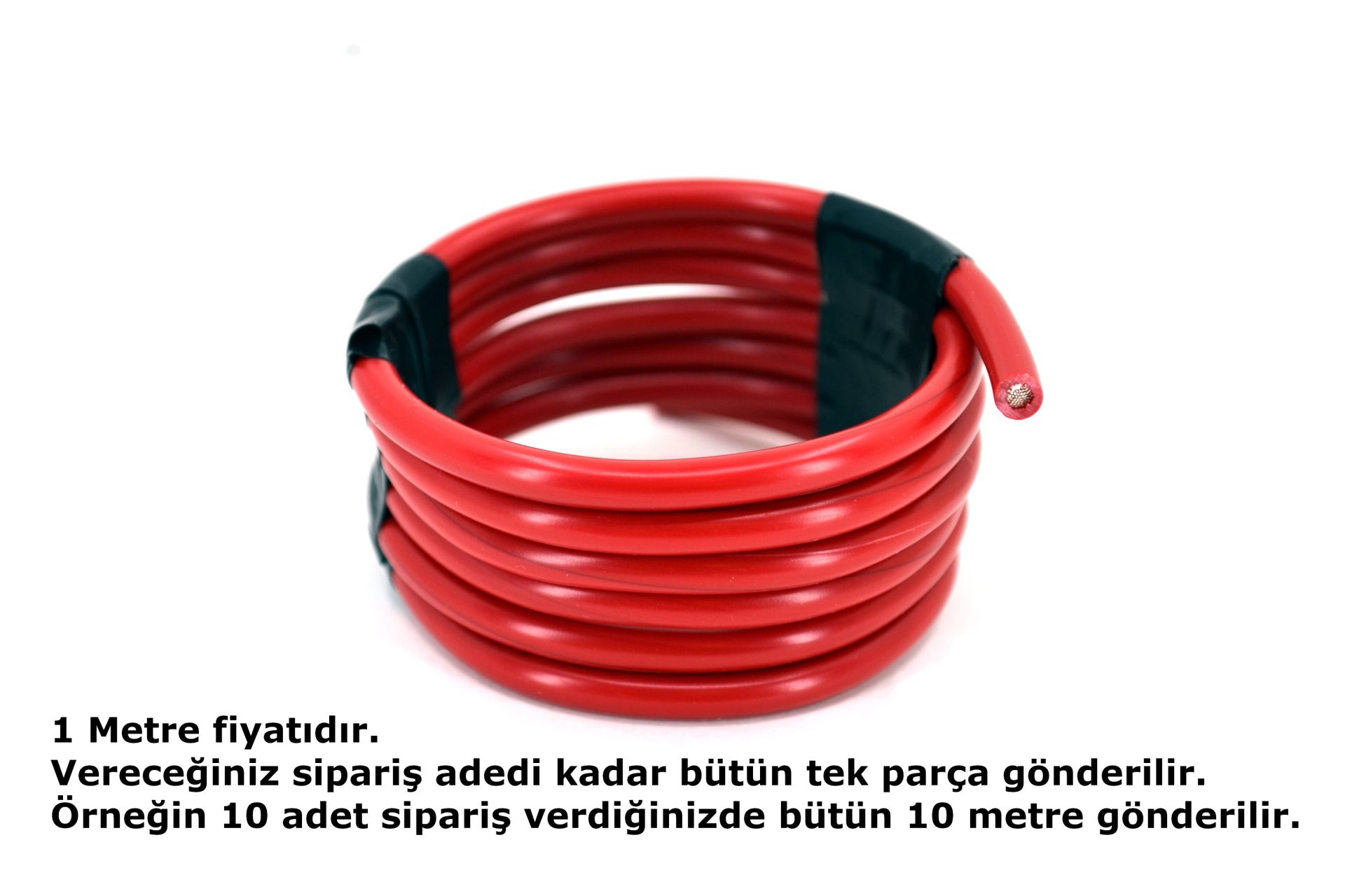 Picture of 4mm² Kırmızı Bakır Kablo Kalaylı Nyaf Marine