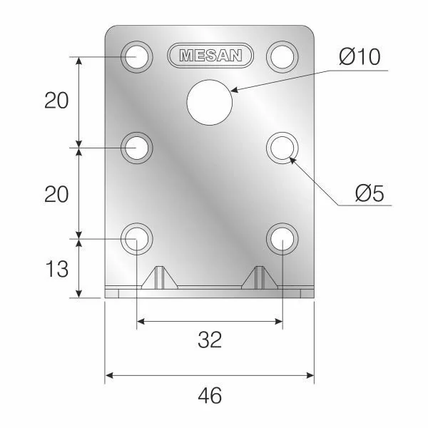 Picture of L FLANŞ 60 X 60 X 46 MM