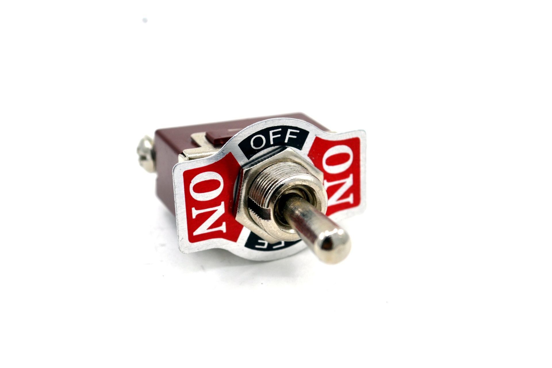 Picture of Toggle Switch 1-0-2 Metal Anahtar 3 Pin 12V-220V MT-ANS06